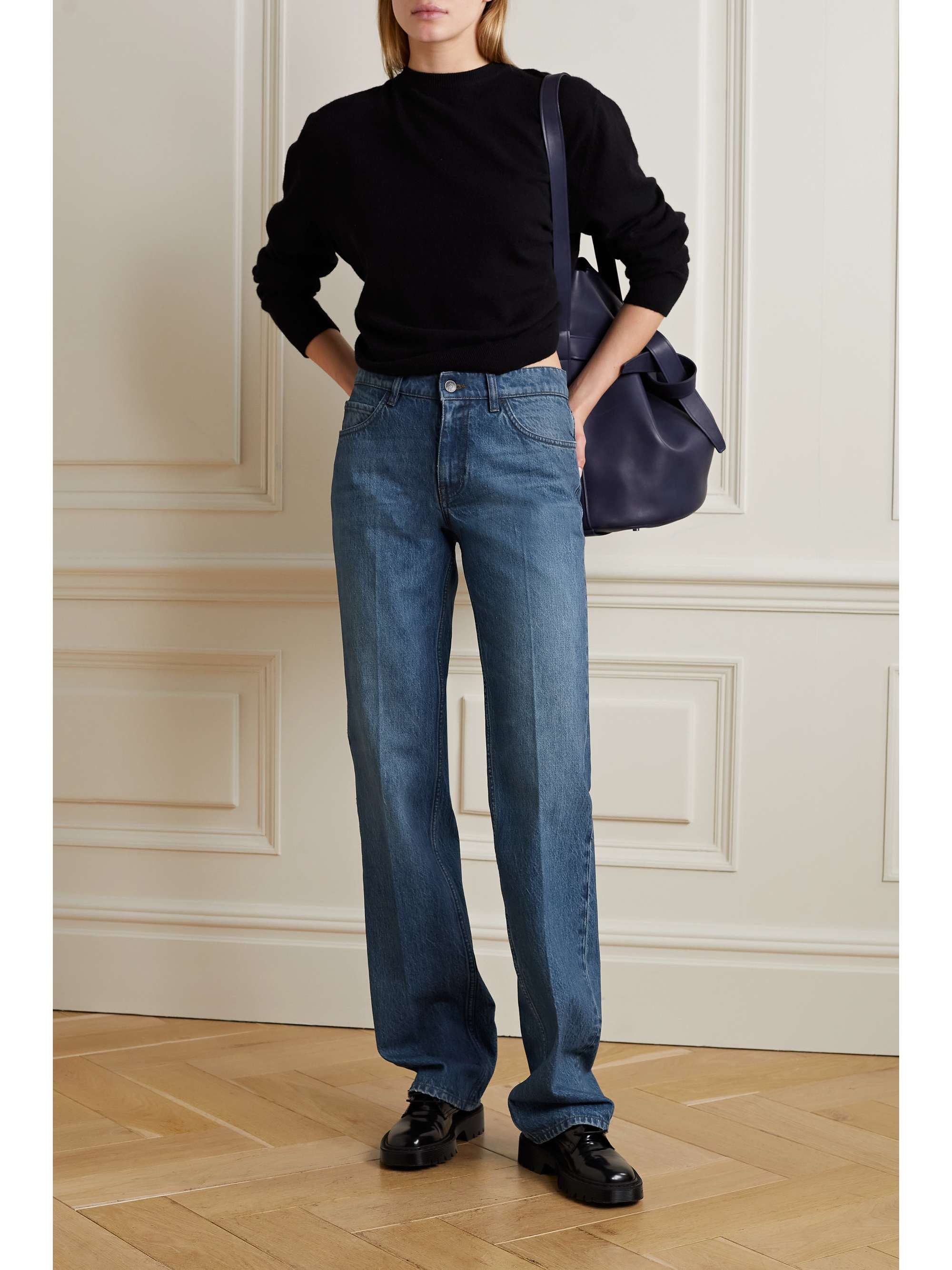 THE ROW Carlyl high-rise straight-leg jeans | NET-A-PORTER