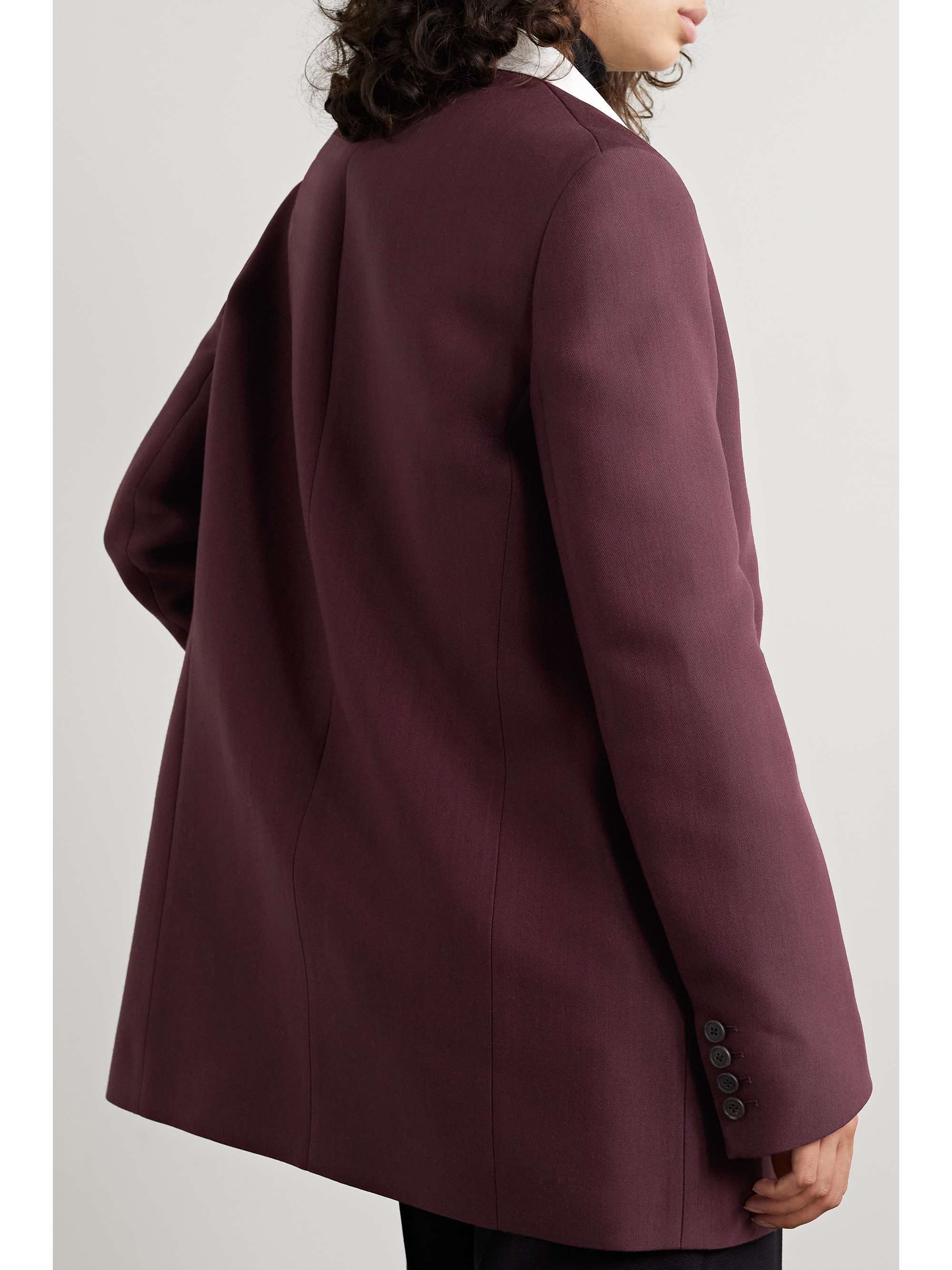 THE ROW Fie wool and silk-blend twill blazer