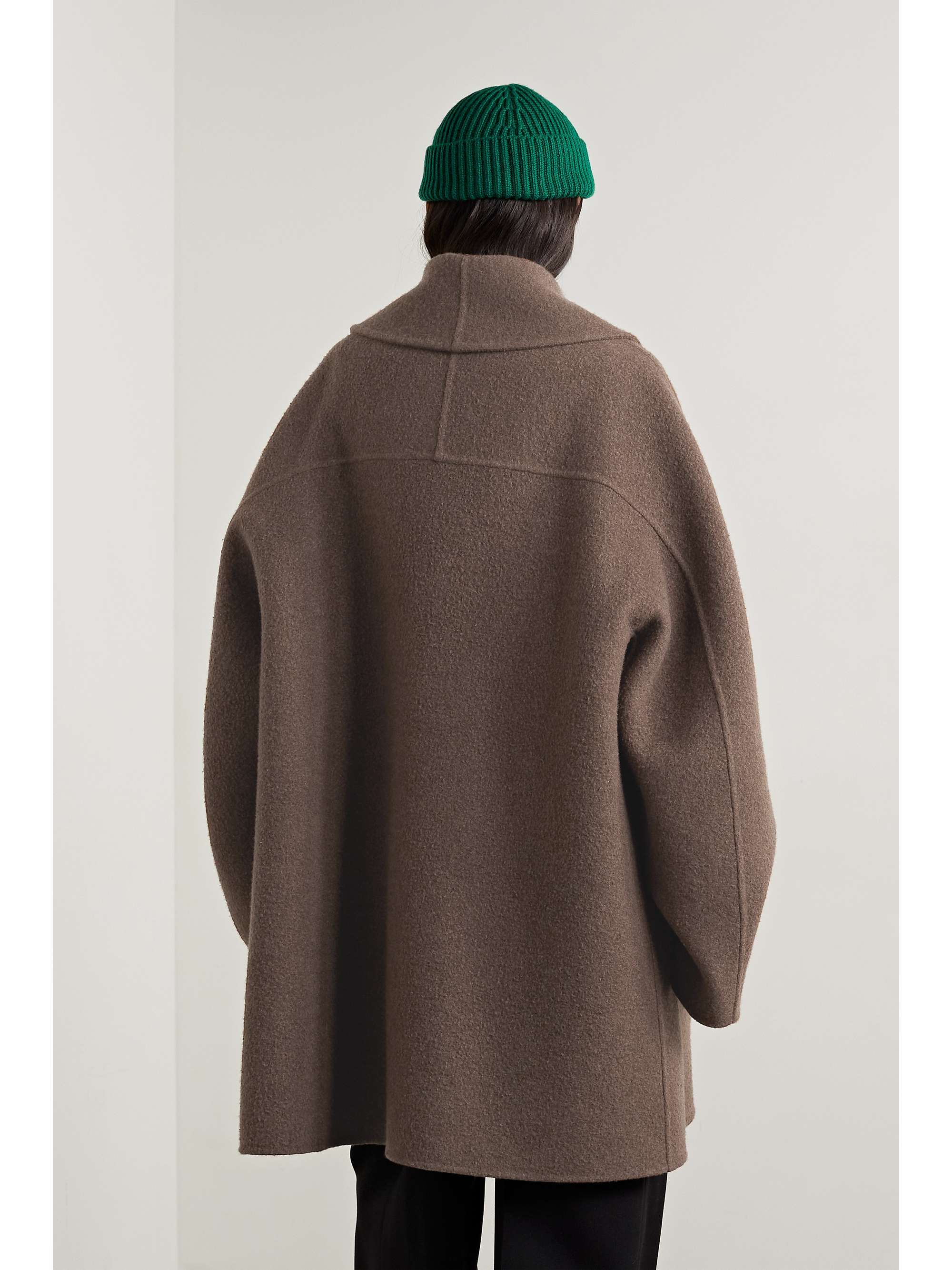THE ROW Polli double-breasted wool-blend coat