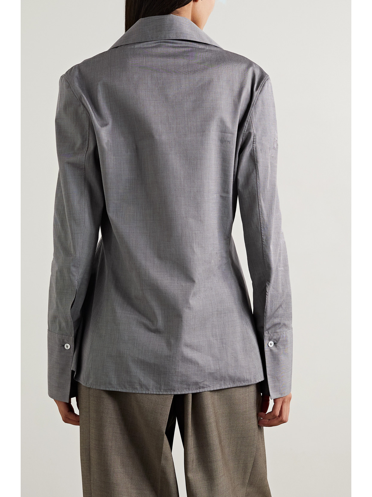 THE ROW PEG COTTON-POPLIN SHIRT