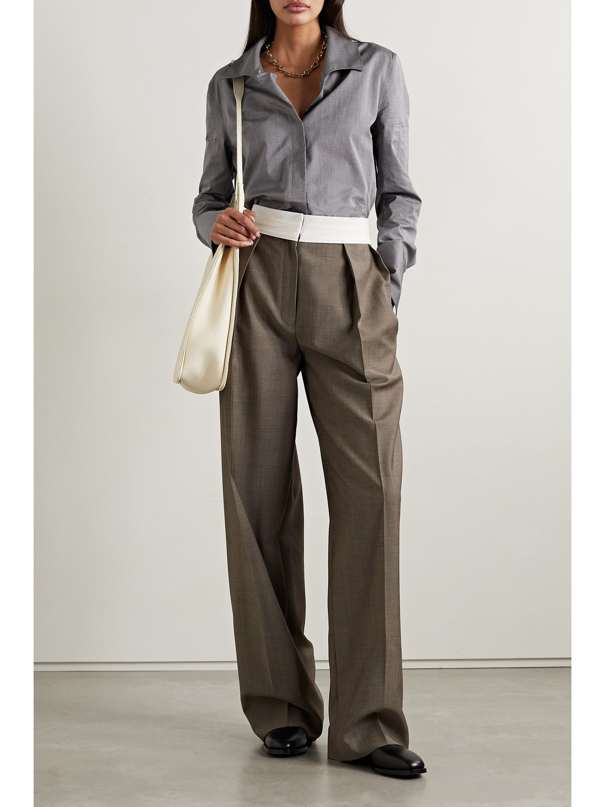 THE ROW PEG COTTON-POPLIN SHIRT