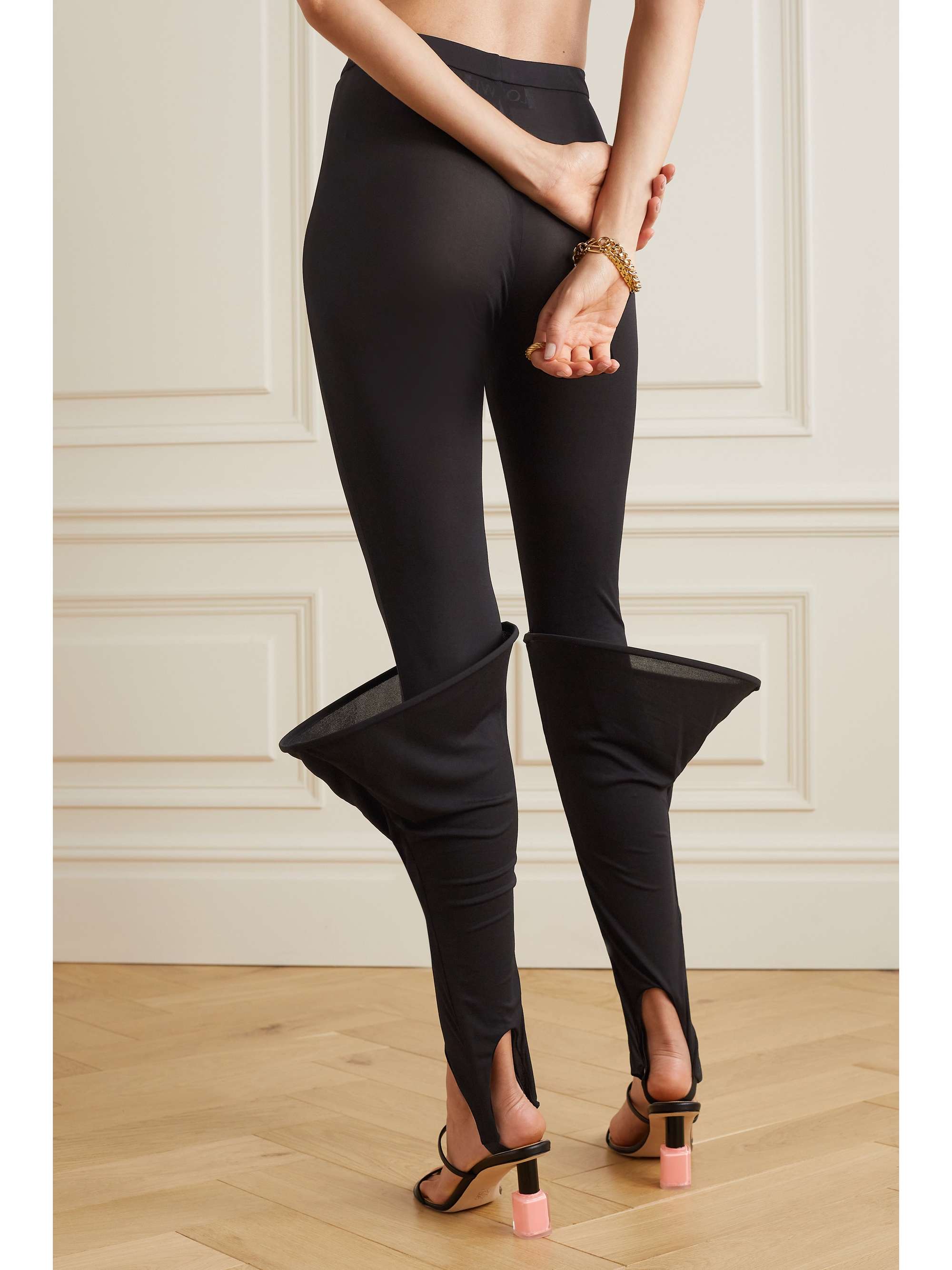 LOEWE Crepe stirrup leggings