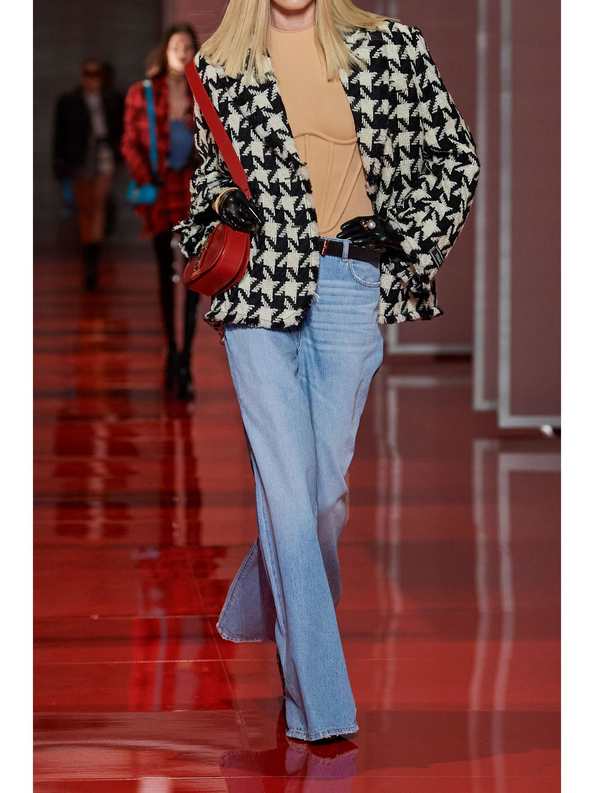 VERSACE Medusa mid-rise wide-leg jeans