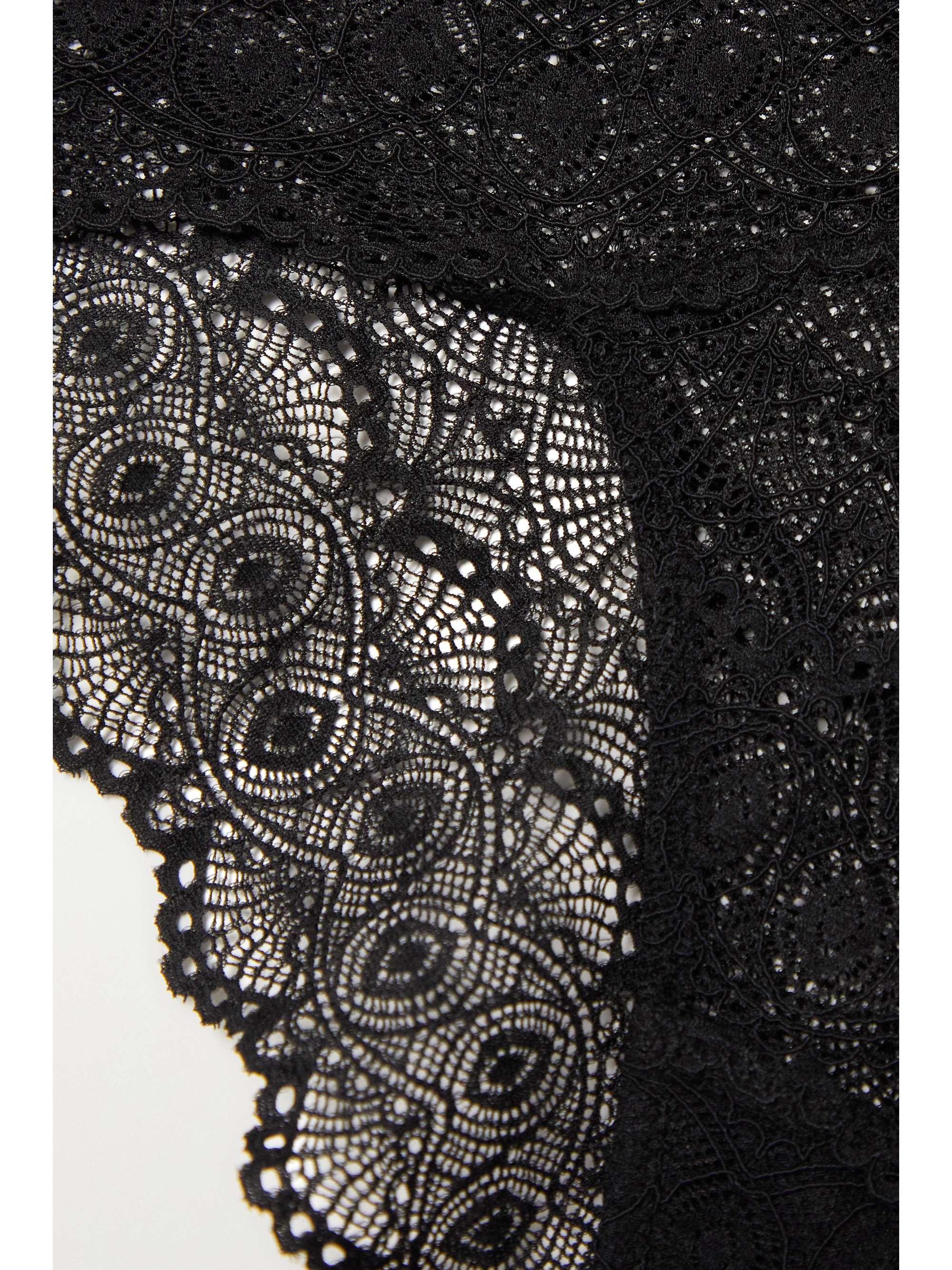 ELSE Camellia corded stretch-lace briefs