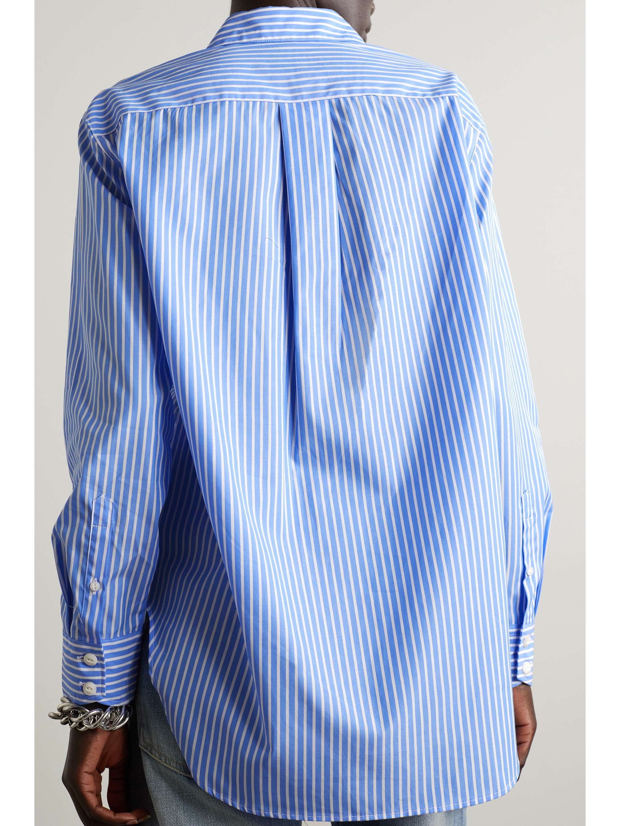 RAG & BONE ICONS Maxine striped cotton-poplin shirt