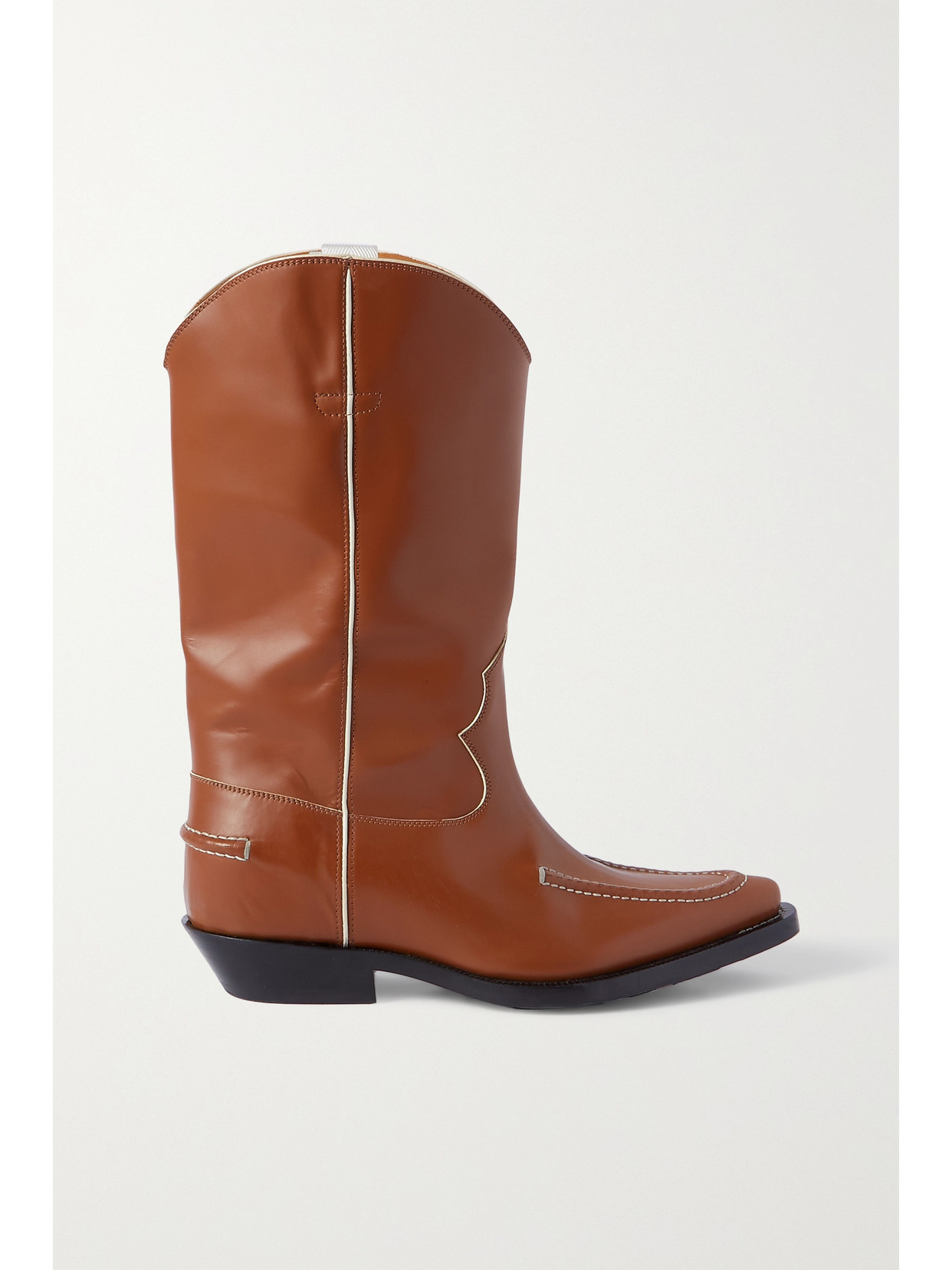 Chloé Nellie Western Short Boots In Brown