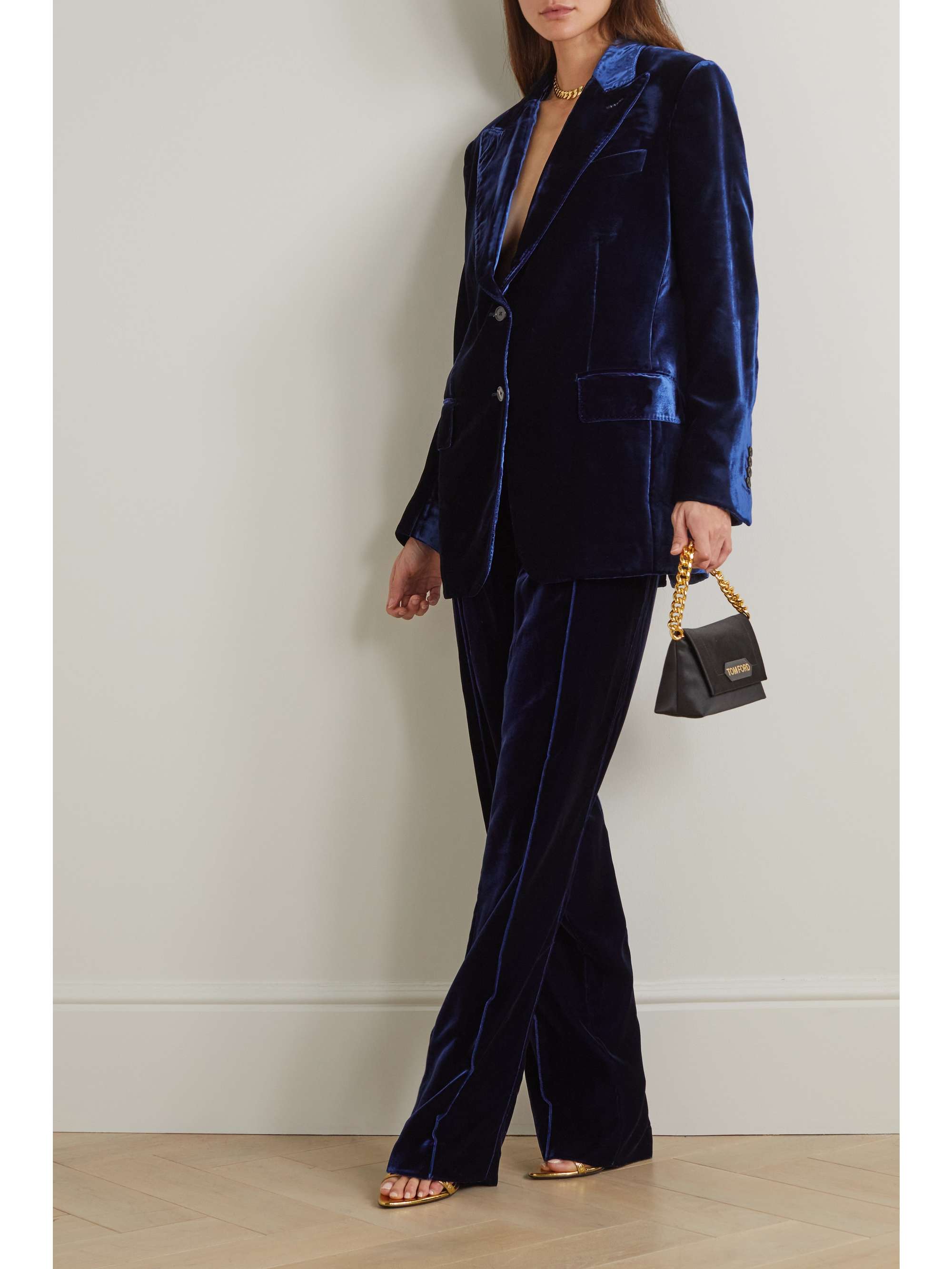 TOM FORD Velvet blazer NETAPORTER