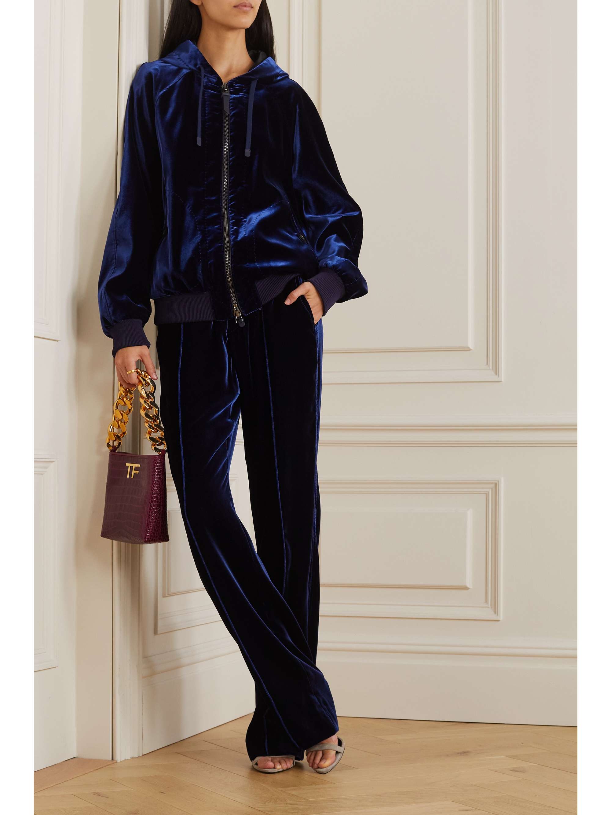 TOM FORD Velvet hoodie