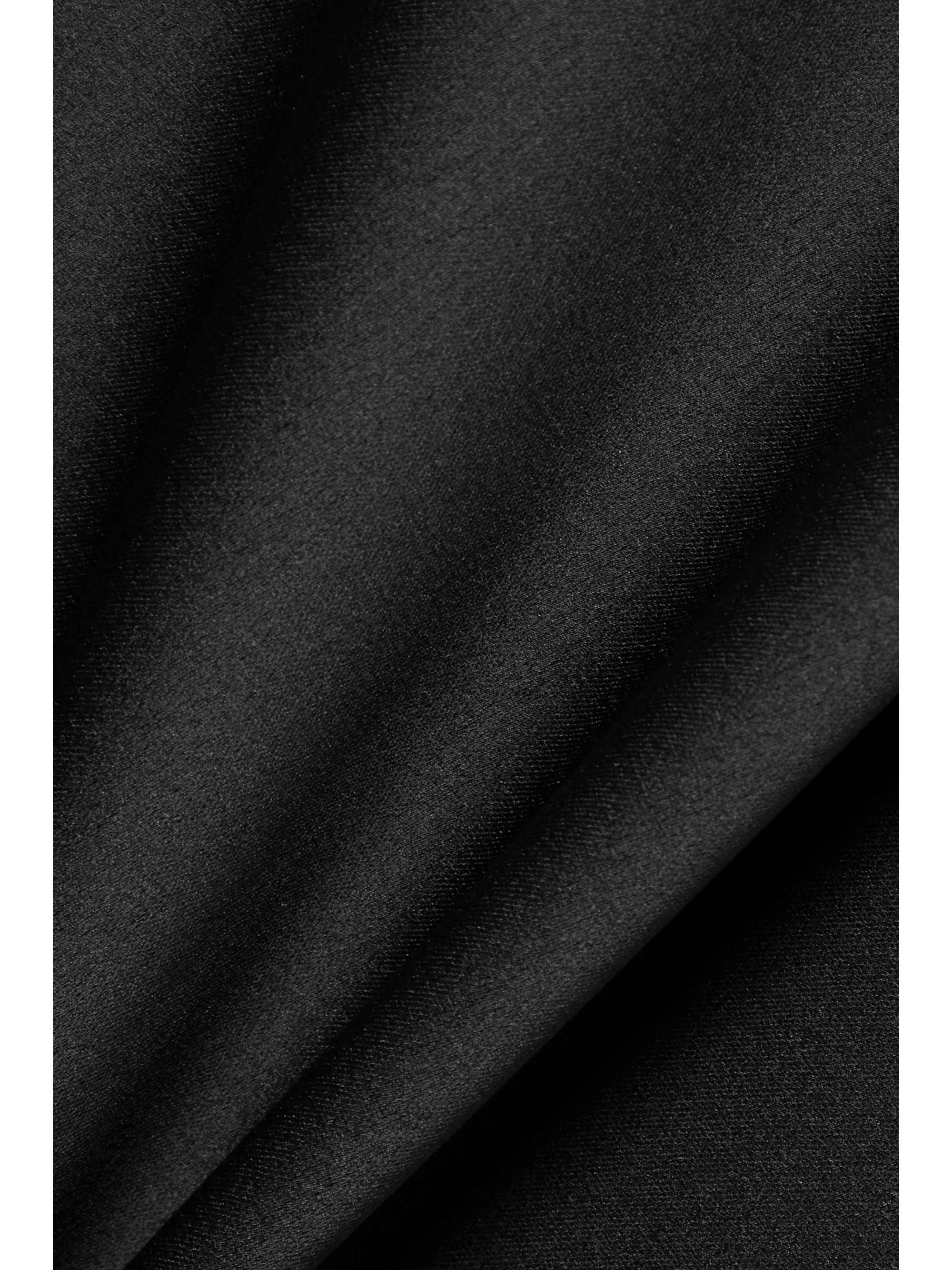 NORMA KAMALI Maria draped satin mini dress