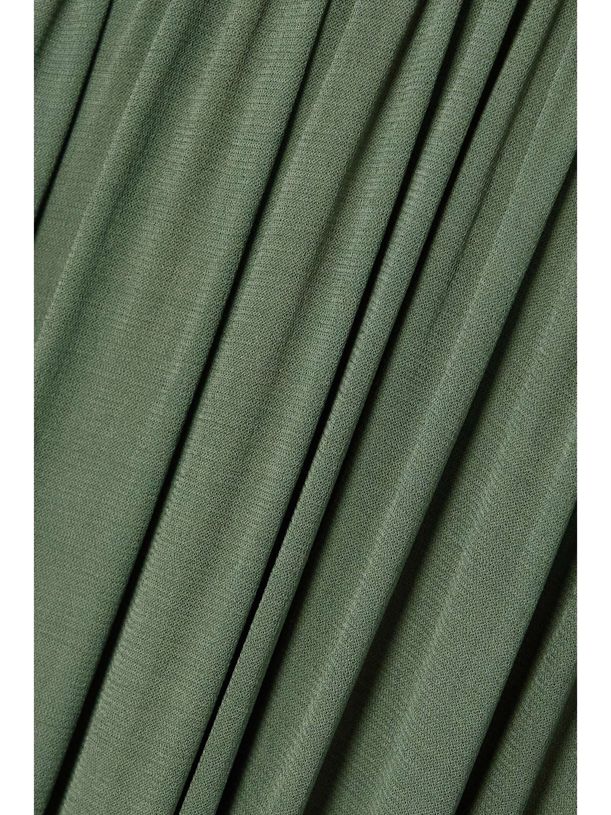 LOEWE Open-back draped crepe maxi dress