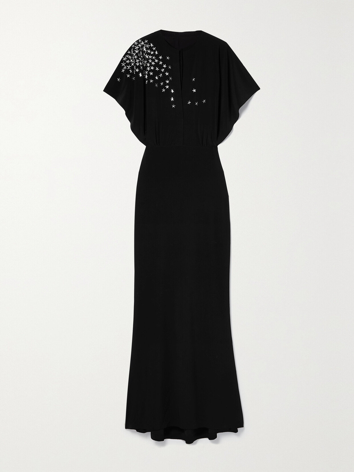 Norma Kamali Obie Studded Stretch-jersey Gown