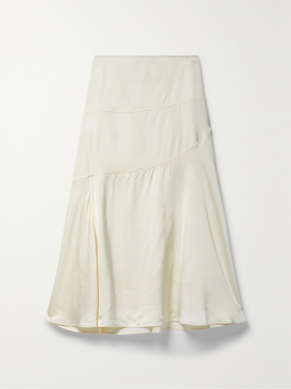 Jil Sander - Satin Midi Skirt - Off-white