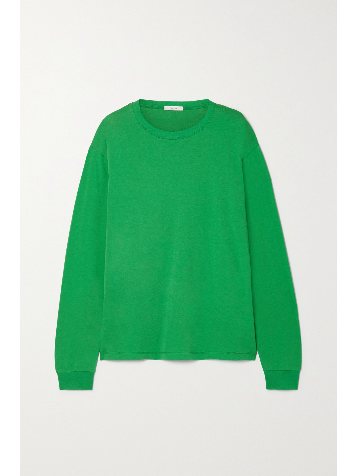The Row - Ciles Organic Cotton-jersey T-shirt - Green