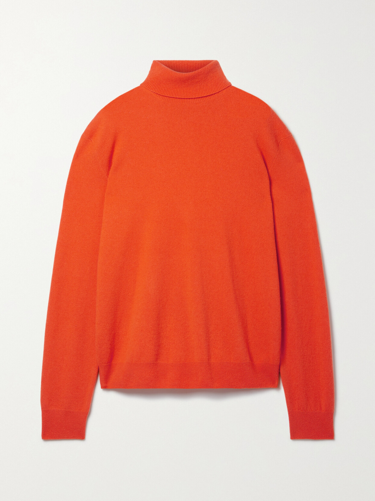 The Row Ciba Cashmere Turtleneck Sweater In Orange
