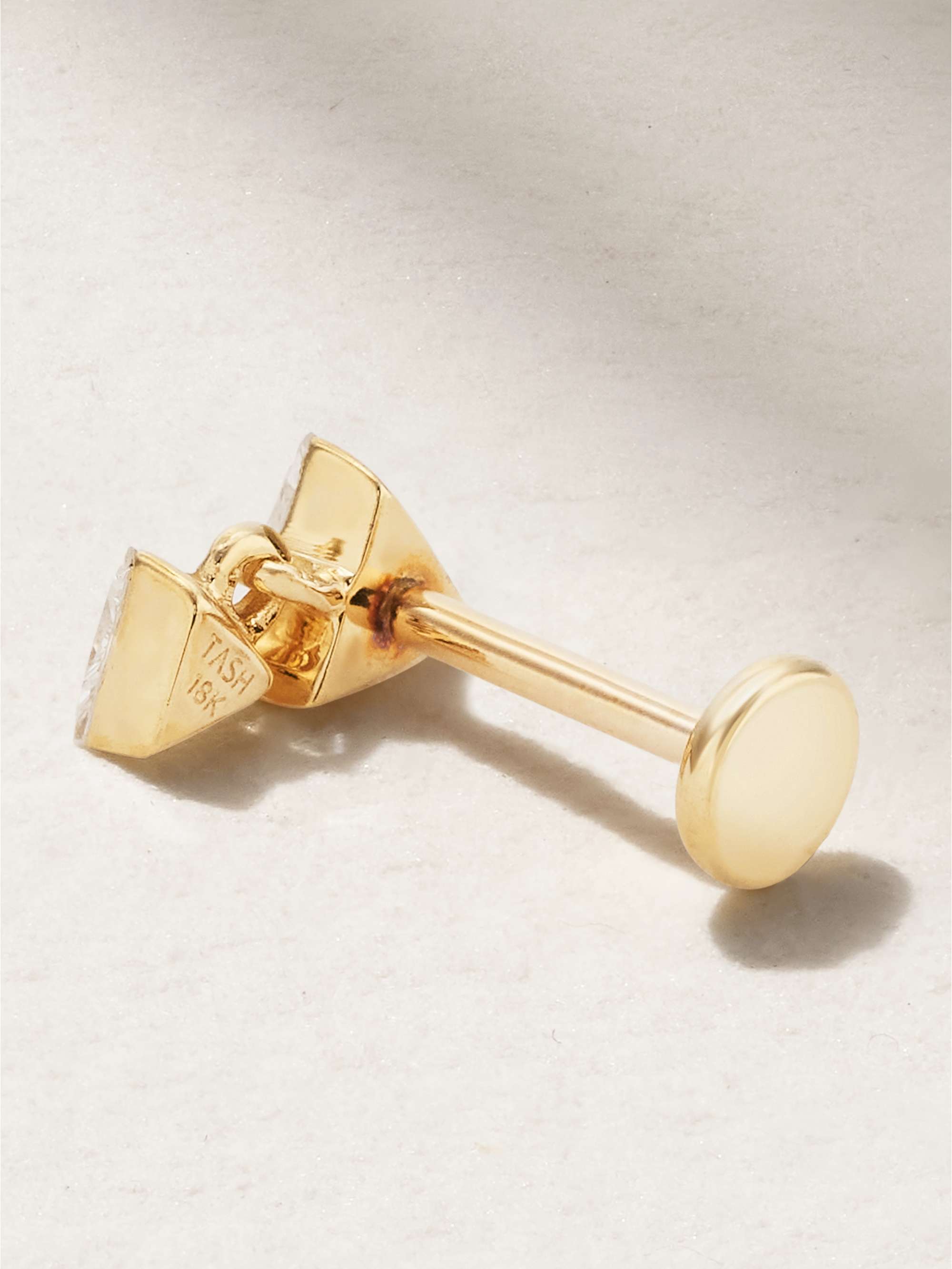 MARIA TASH 18-karat gold diamond single earring
