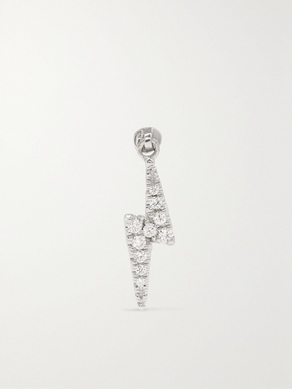 MARIA TASH - 18-karat White Gold, Sapphire And Diamond Single Earring - One size