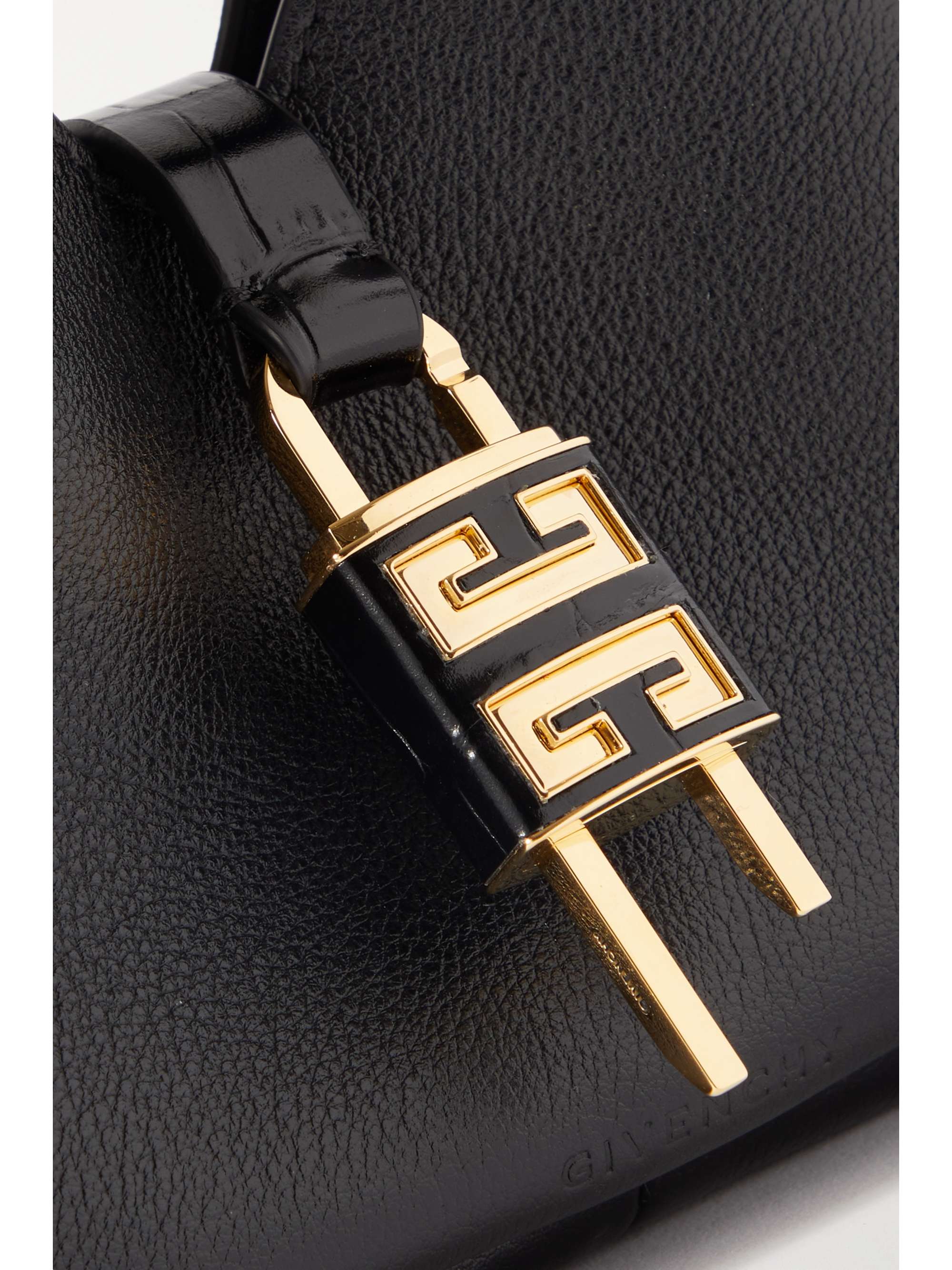 GIVENCHY Sac porté épaule en cuir texturé Mini