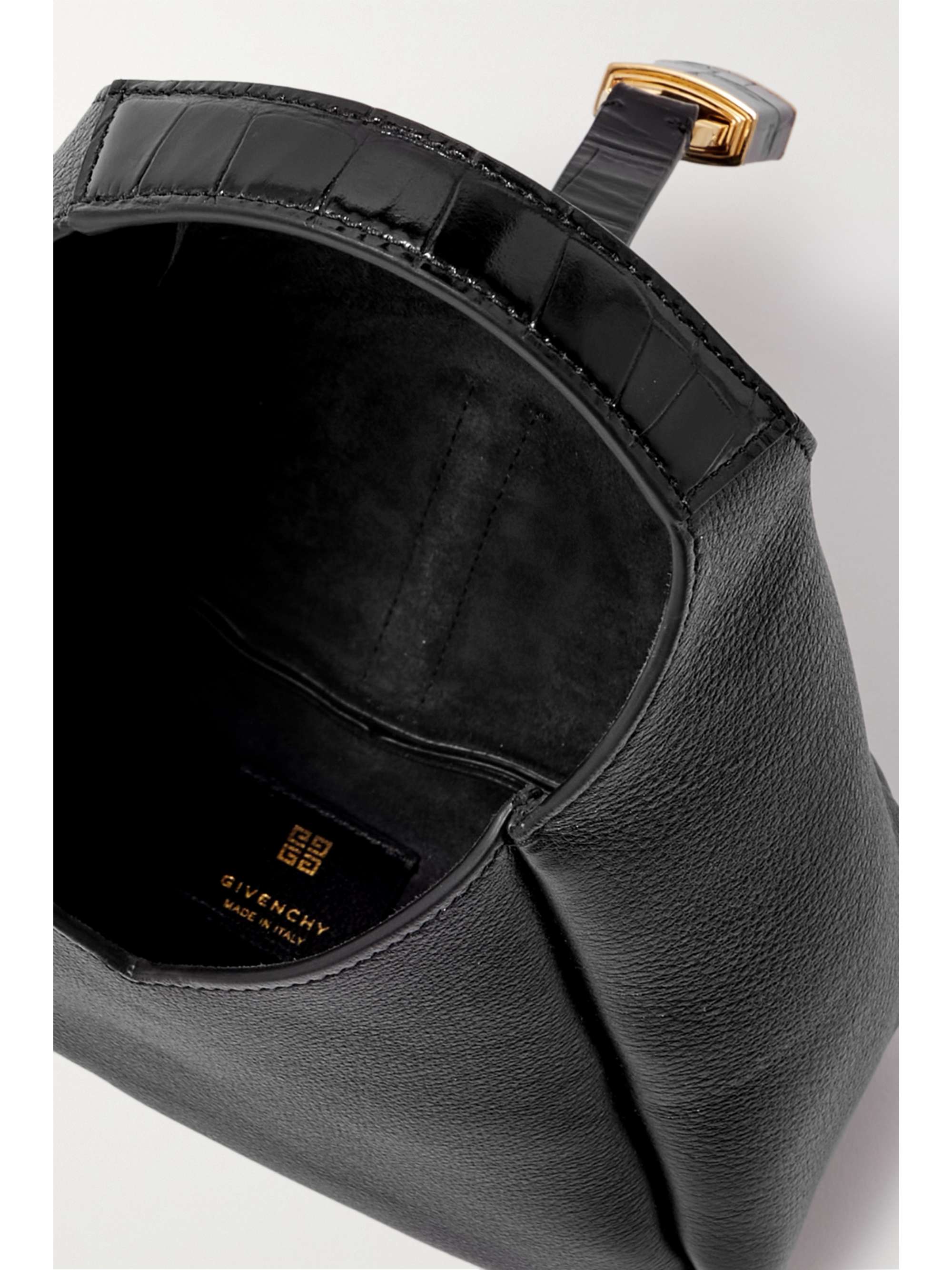 GIVENCHY Sac porté épaule en cuir texturé Mini