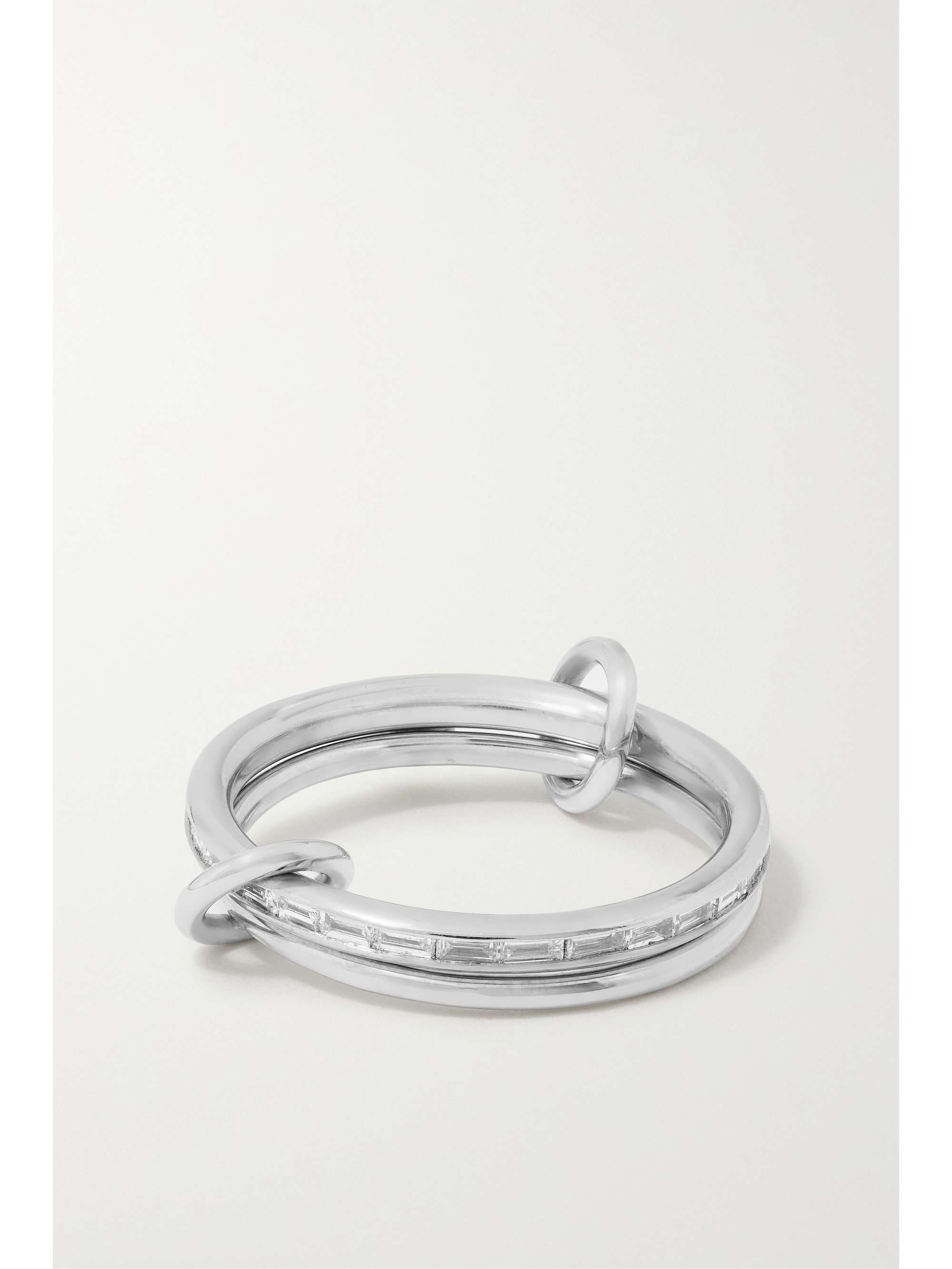 SPINELLI KILCOLLIN Callisto set of two 18-karat gold diamond rings