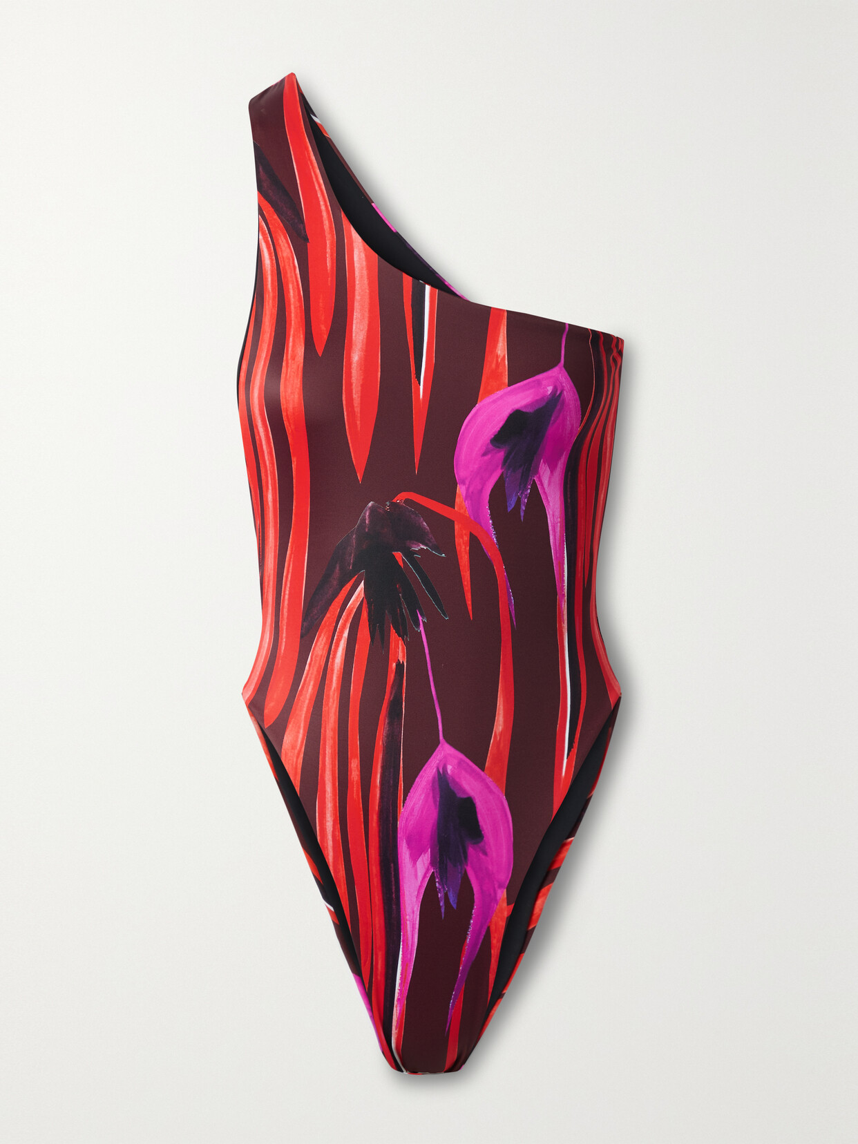 LOUISA BALLOU ONE-SHOULDER RECYCLED SWIMSUIT