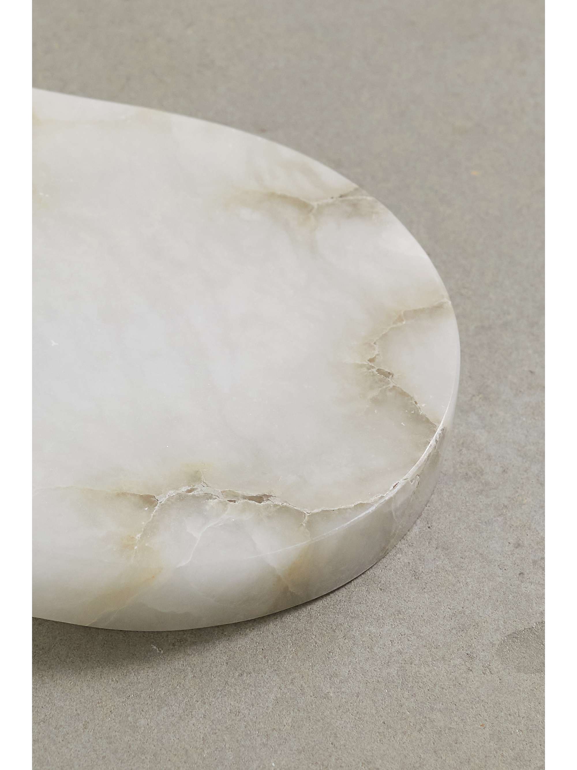 SOHO HOME Emlyn set of two alabaster serving boards