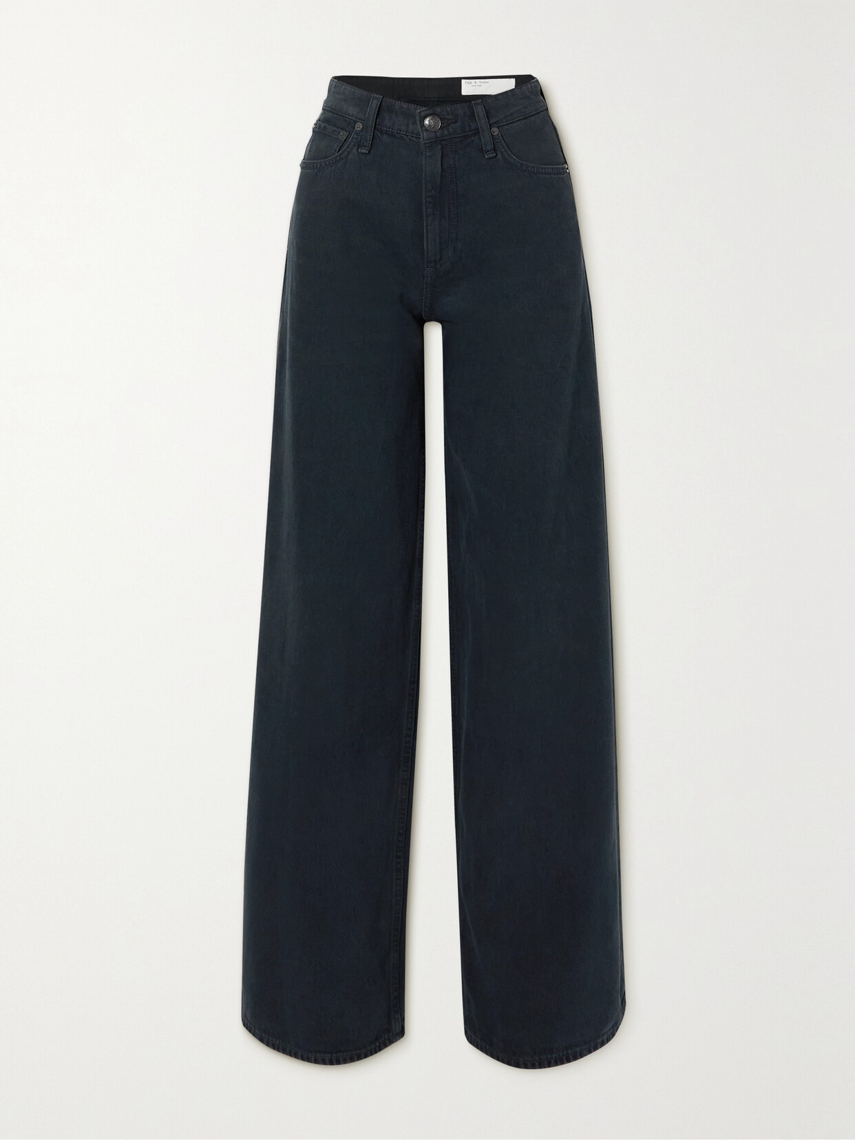 rag & bone - Sofie High-rise Wide-leg Jeans - Black 22 Awaiting product image