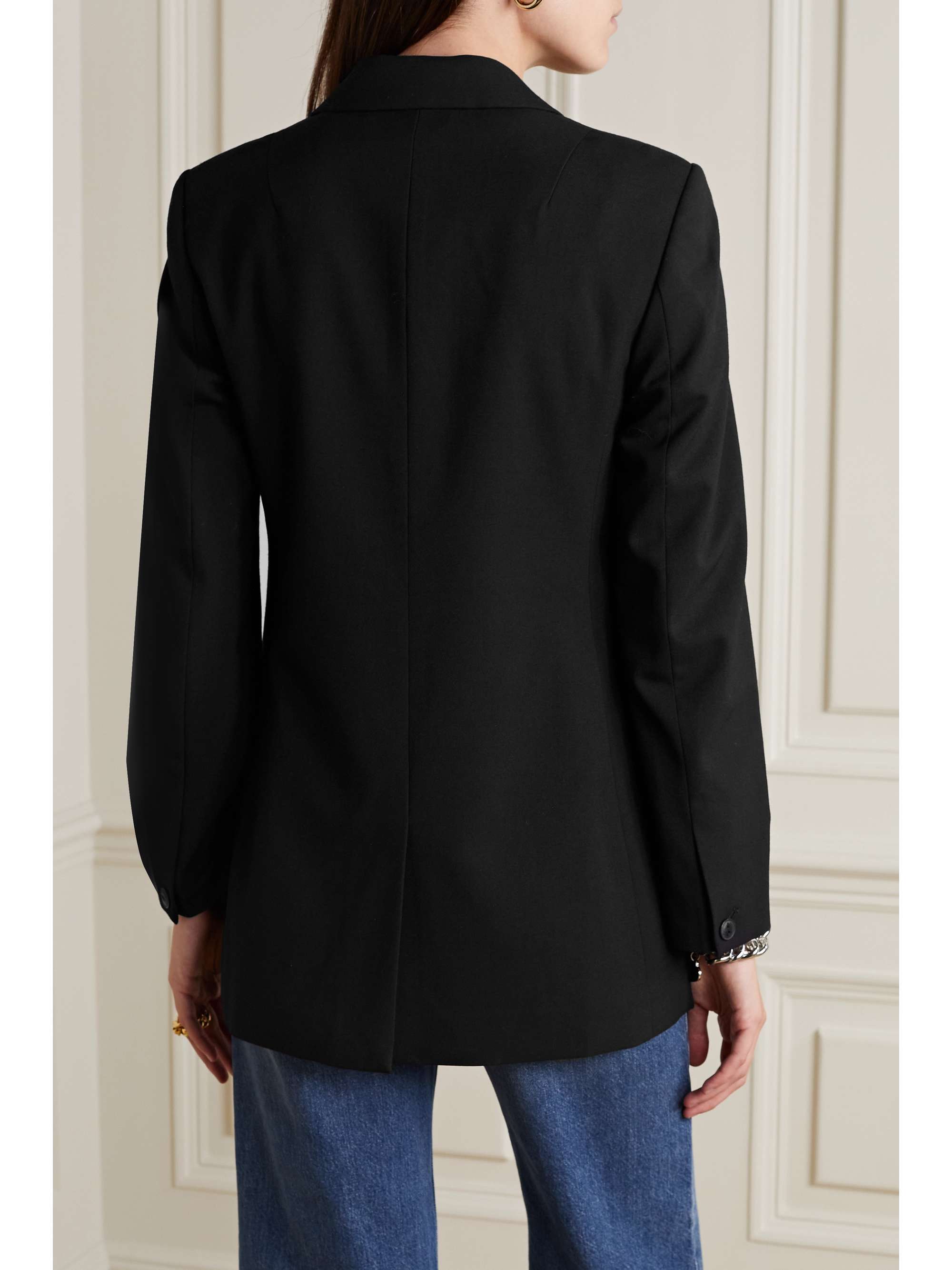 RAG & BONE ICONS Andie double-breasted wool-blend twill blazer