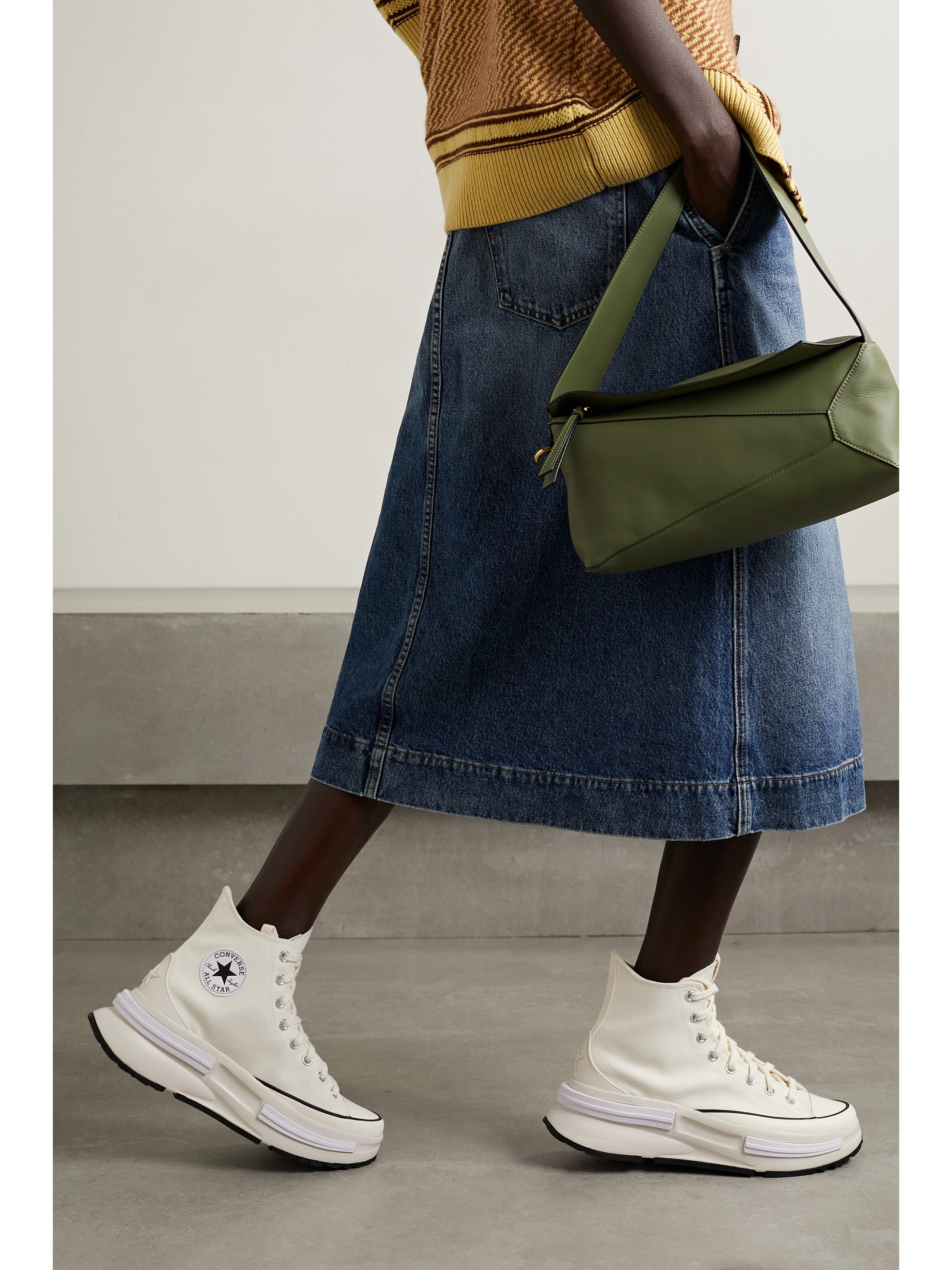 Converse Run Star Legacy CX Future Comfort canvas platform high-top sneakers