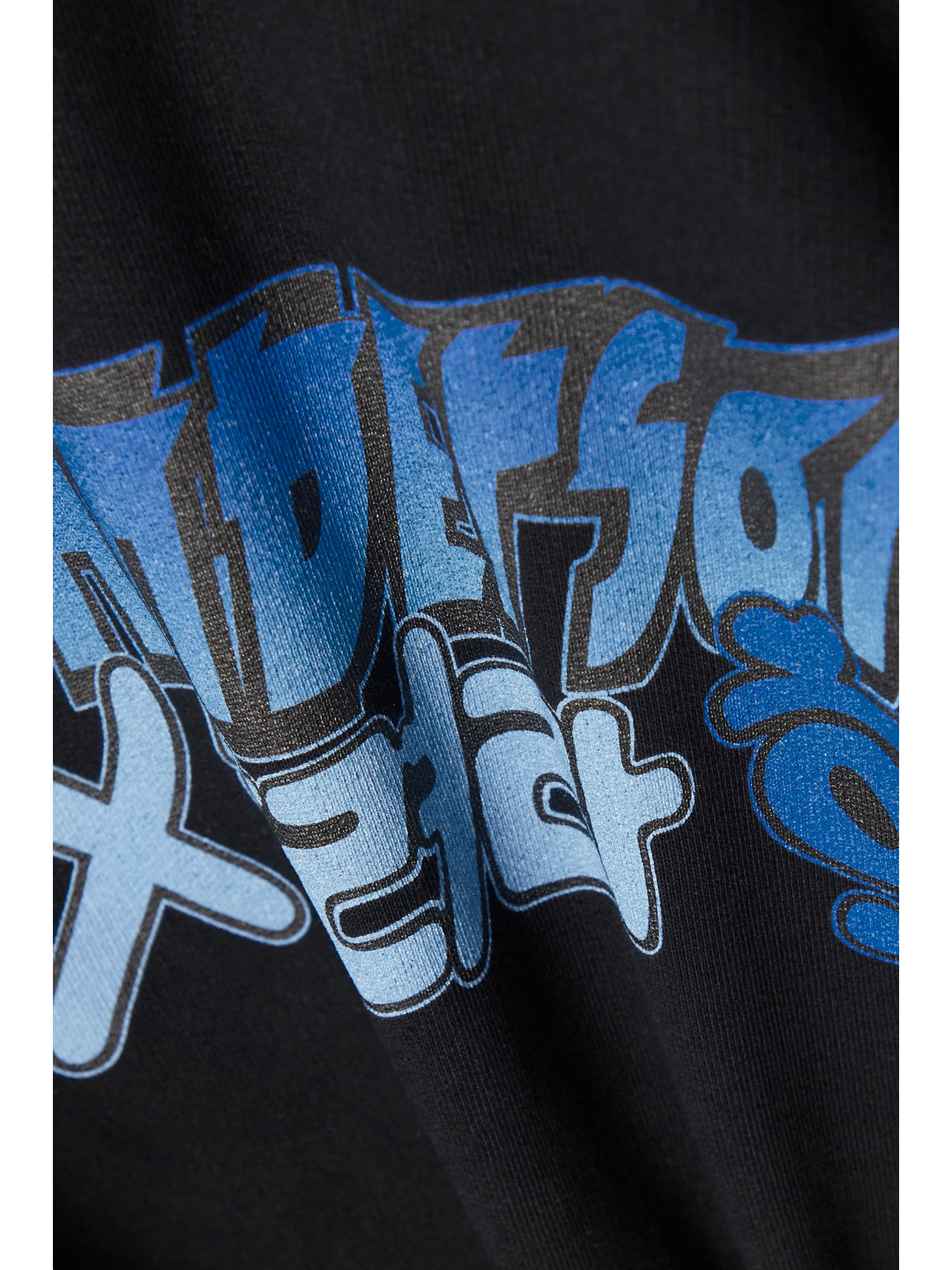 JW ANDERSON + RUN HANY CROPPED PRINTED COTTON-JERSEY HOODIE