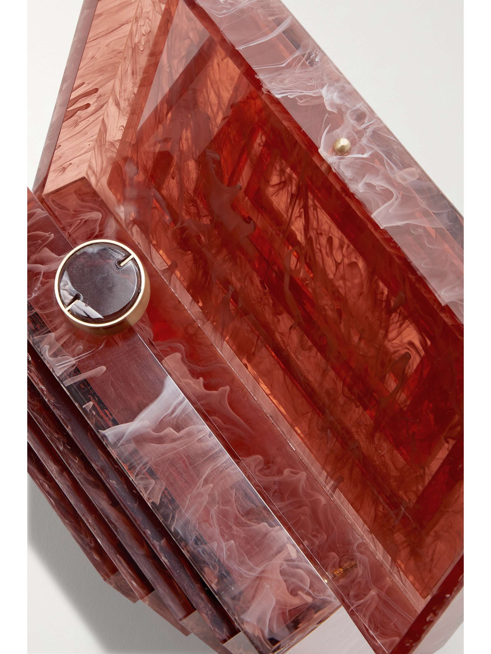 cult gaia logan acrylic clutch