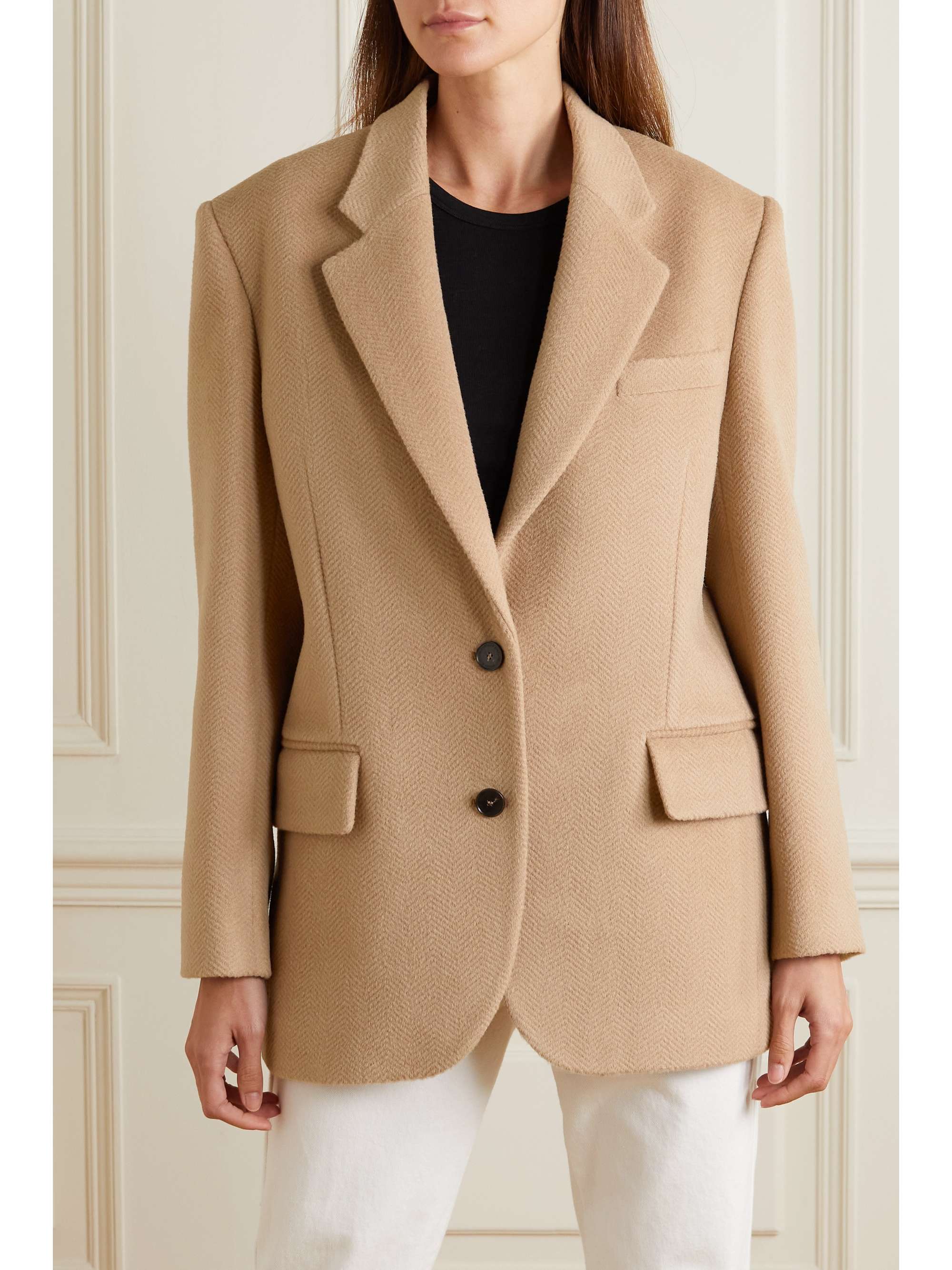 STELLA MCCARTNEY Herringbone wool blazer