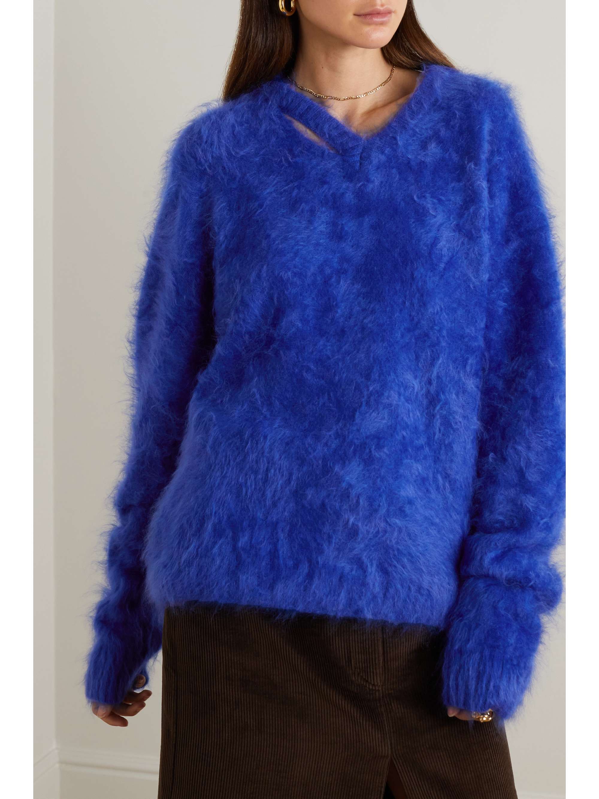 Blue Cloud brushed cashmere sweater | COMMISSION | NET-A-PORTER