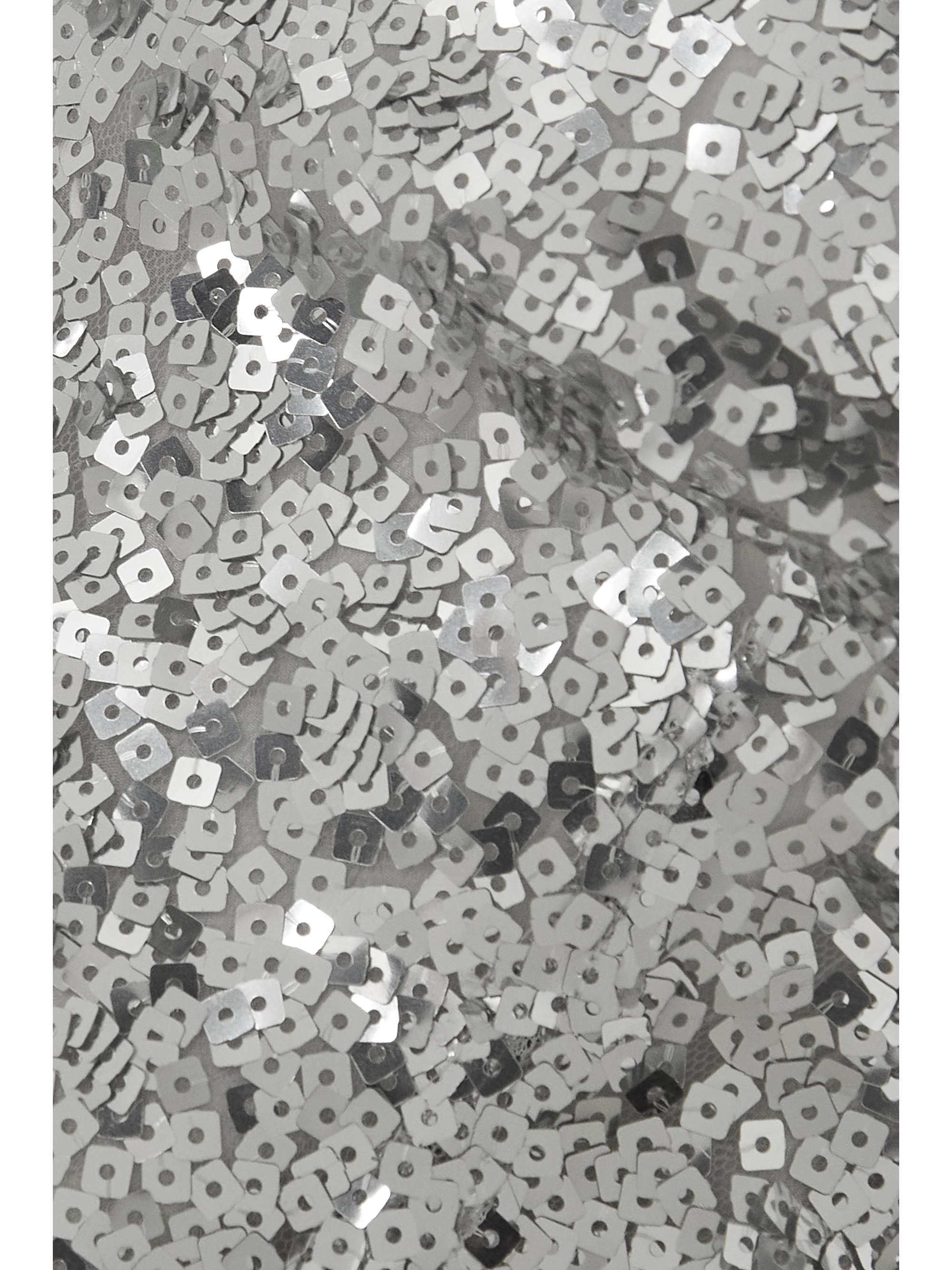 COMMISSION Stella cutout sequined satin camisole