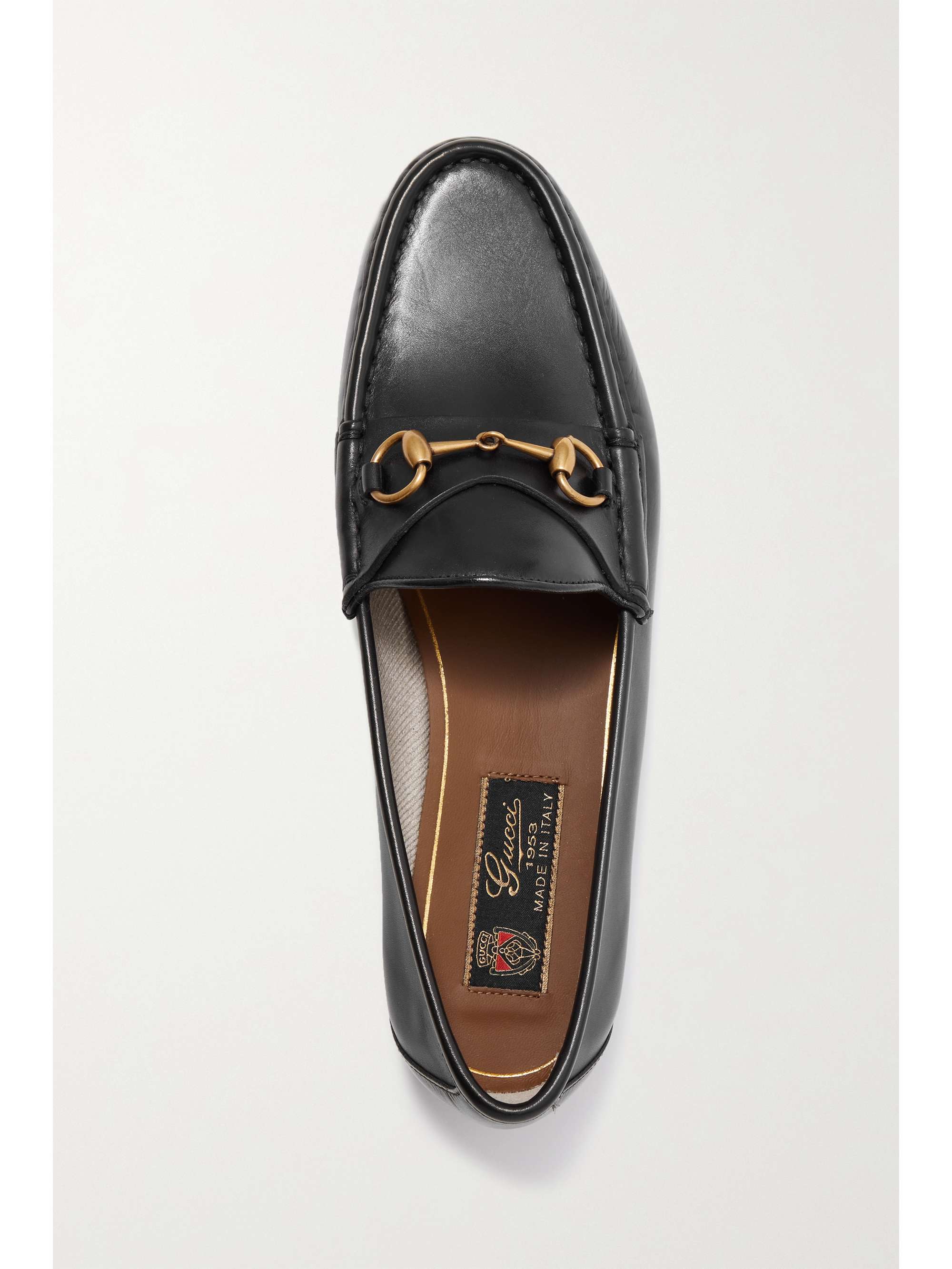 bygning længst Ulejlighed GUCCI Horsebit-detailed leather loafers | NET-A-PORTER