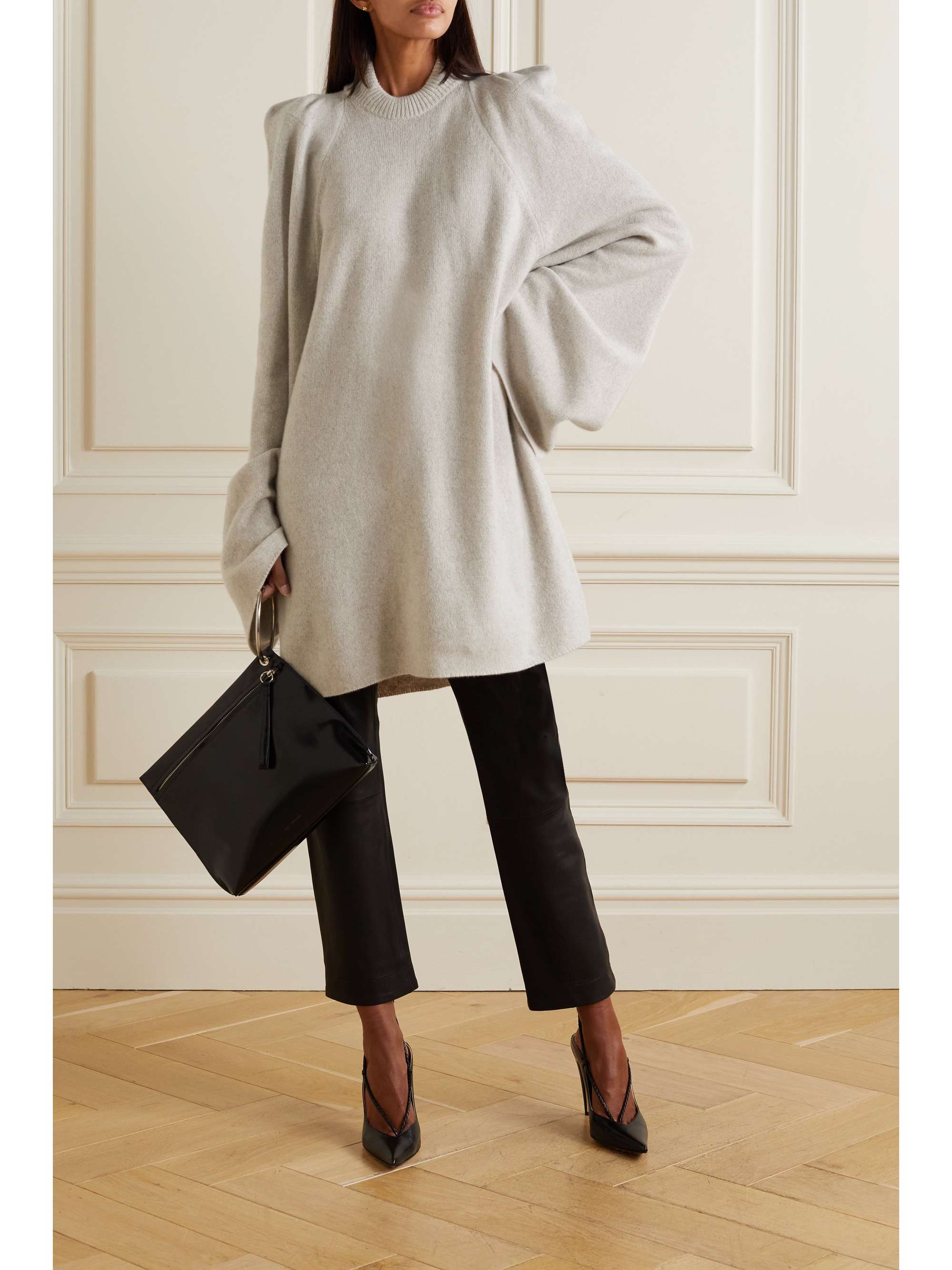 RICK OWENS 羊绒羊毛混纺毛衣
