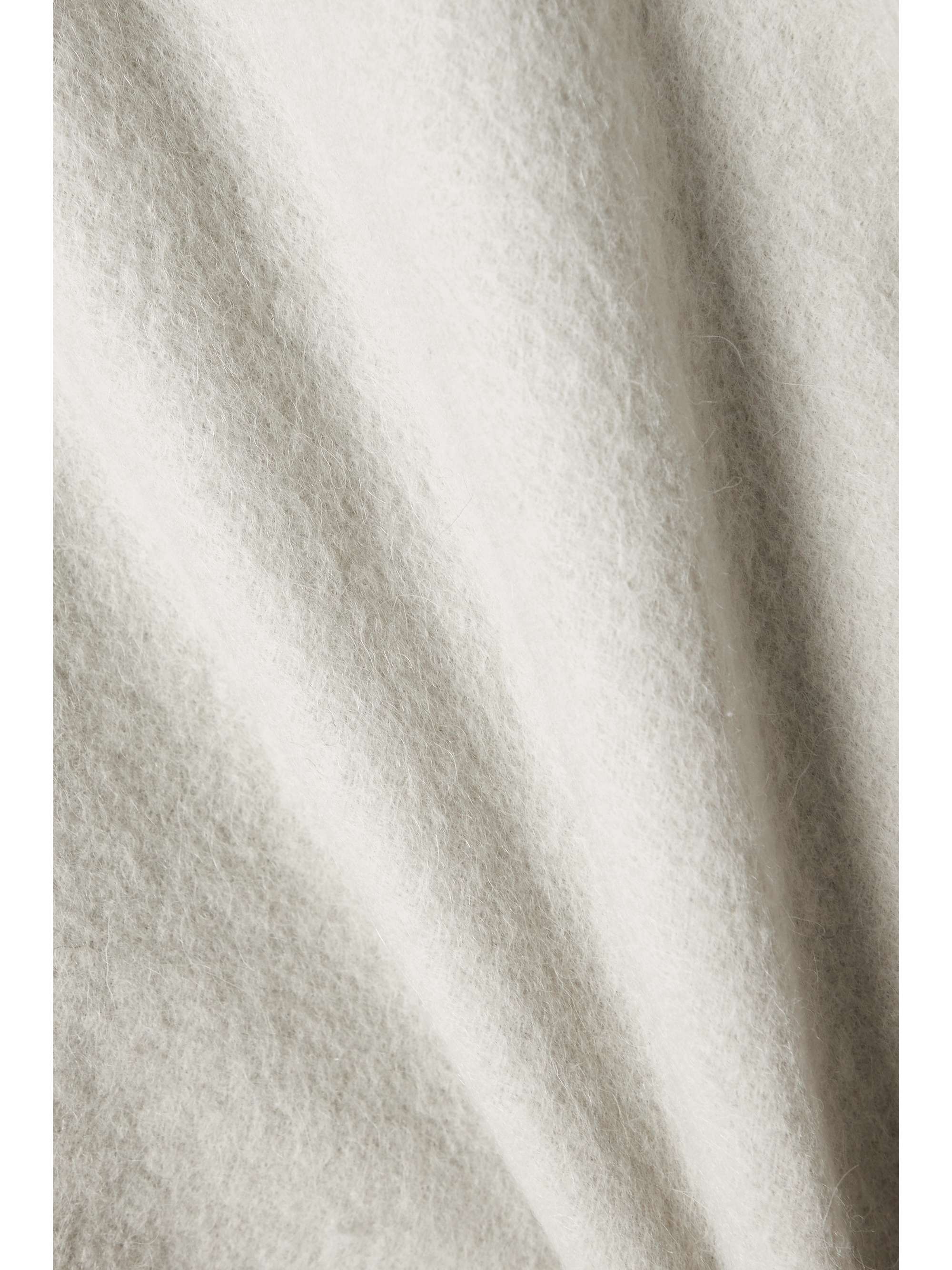 RICK OWENS Wool and alpaca-blend turtleneck cape