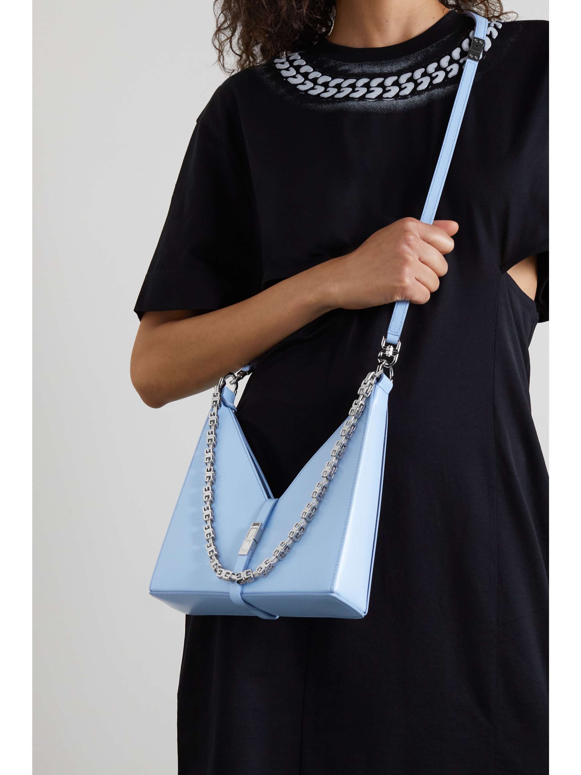 Cut Out Mini Leather Shoulder Bag | eduaspirant.com