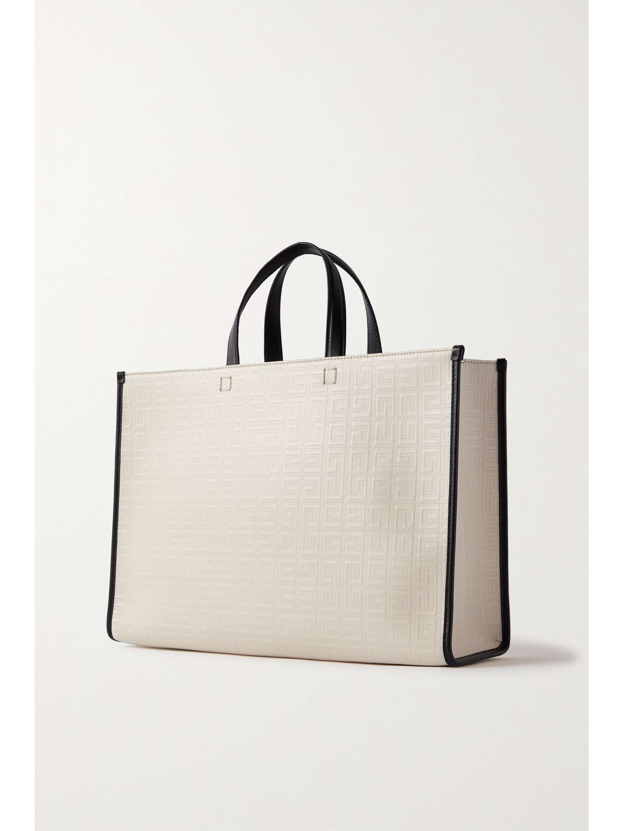 GIVENCHY GTote medium leathertrimmed embossed printed coatedcanvas