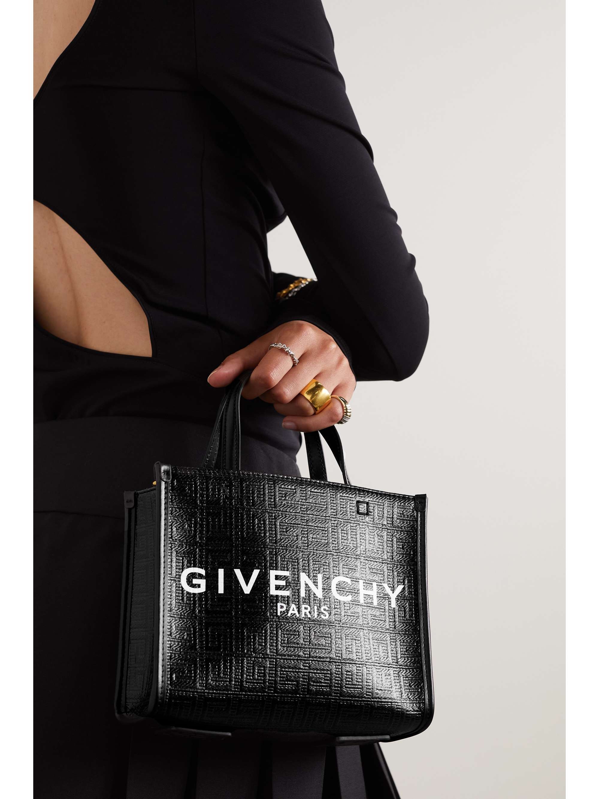 Givenchy Mini G-Tote Canvas Tote