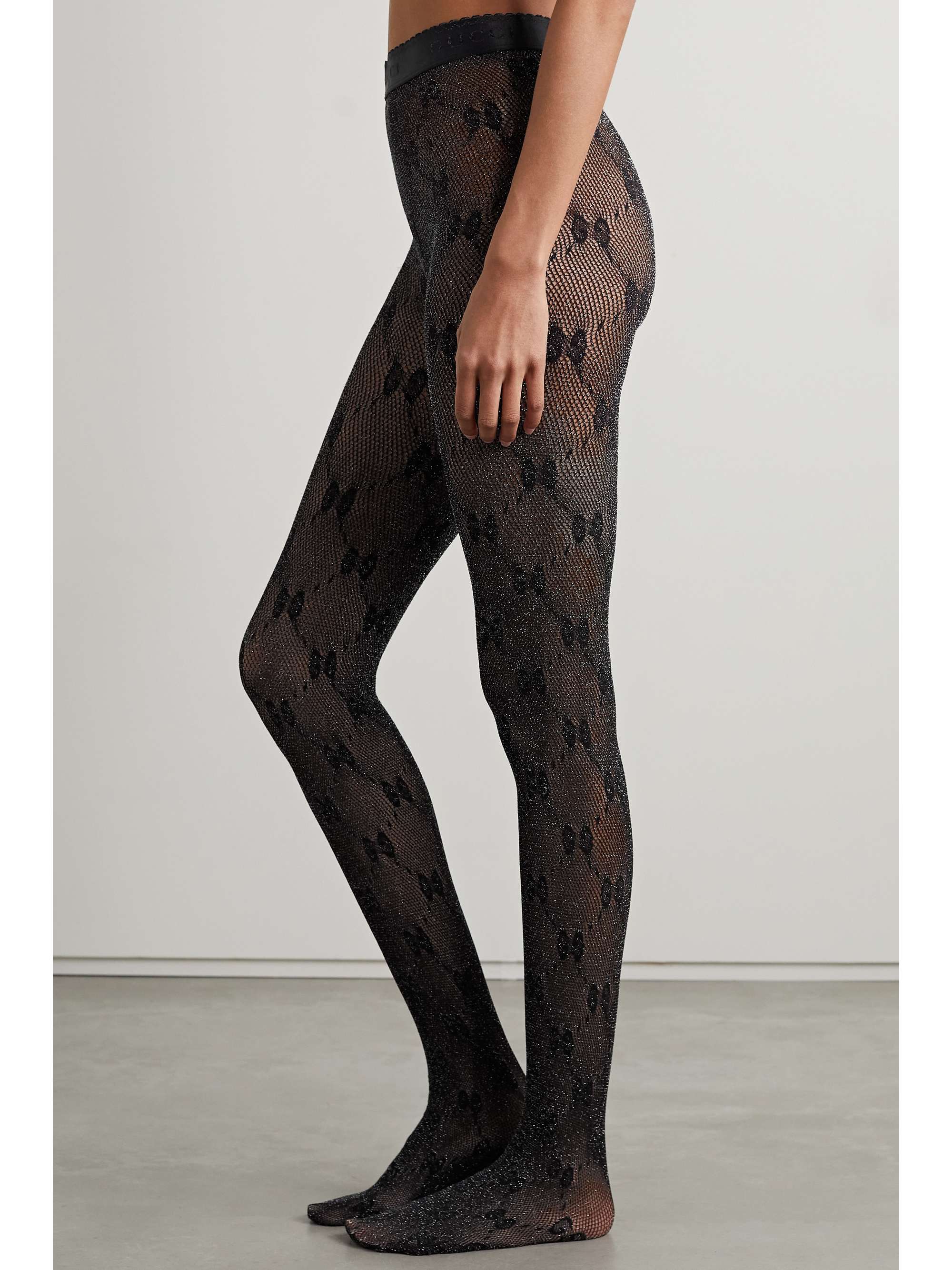 Lurex tights