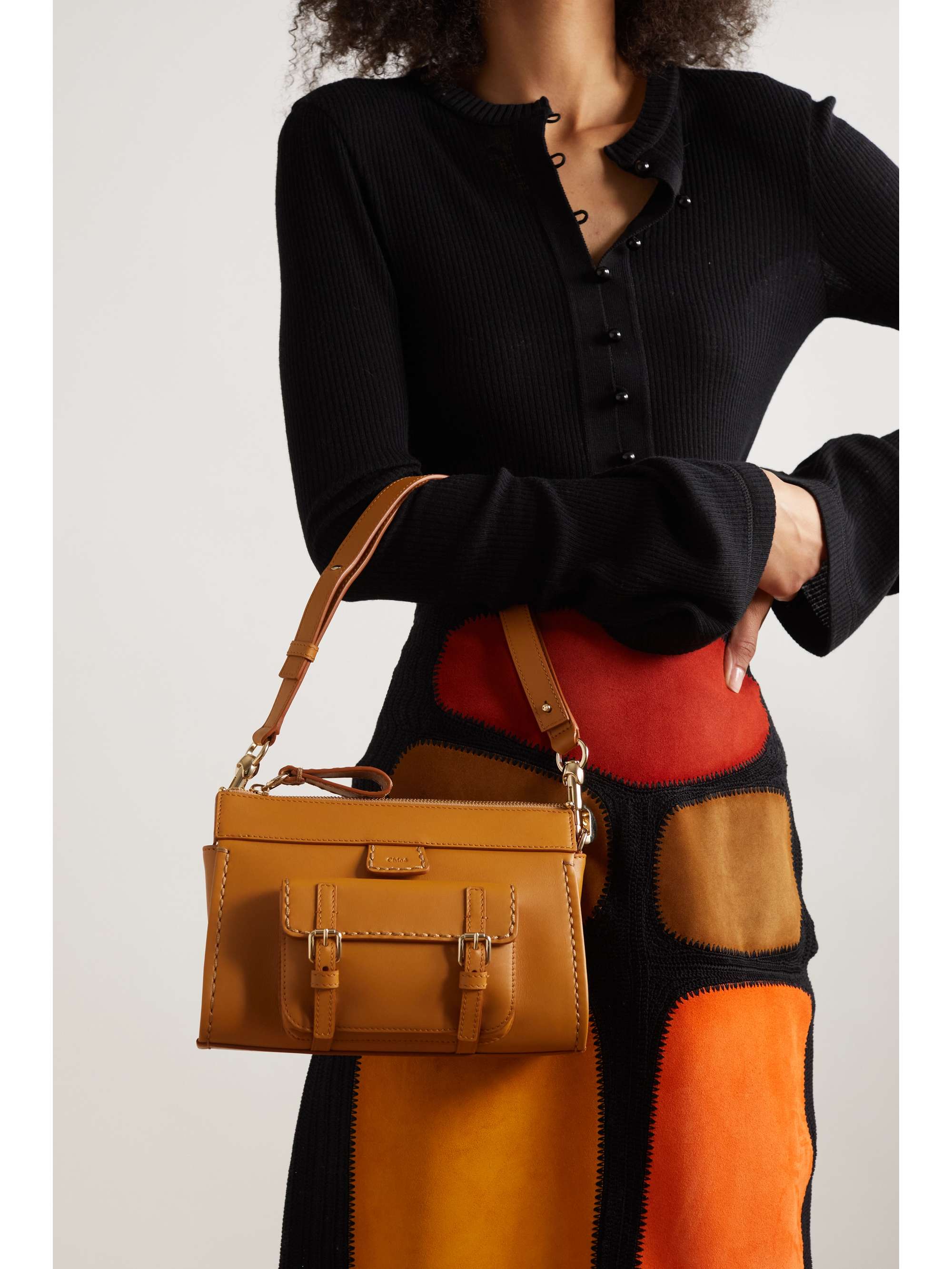 CHLOÉ Edith leather shoulder bag NETAPORTER