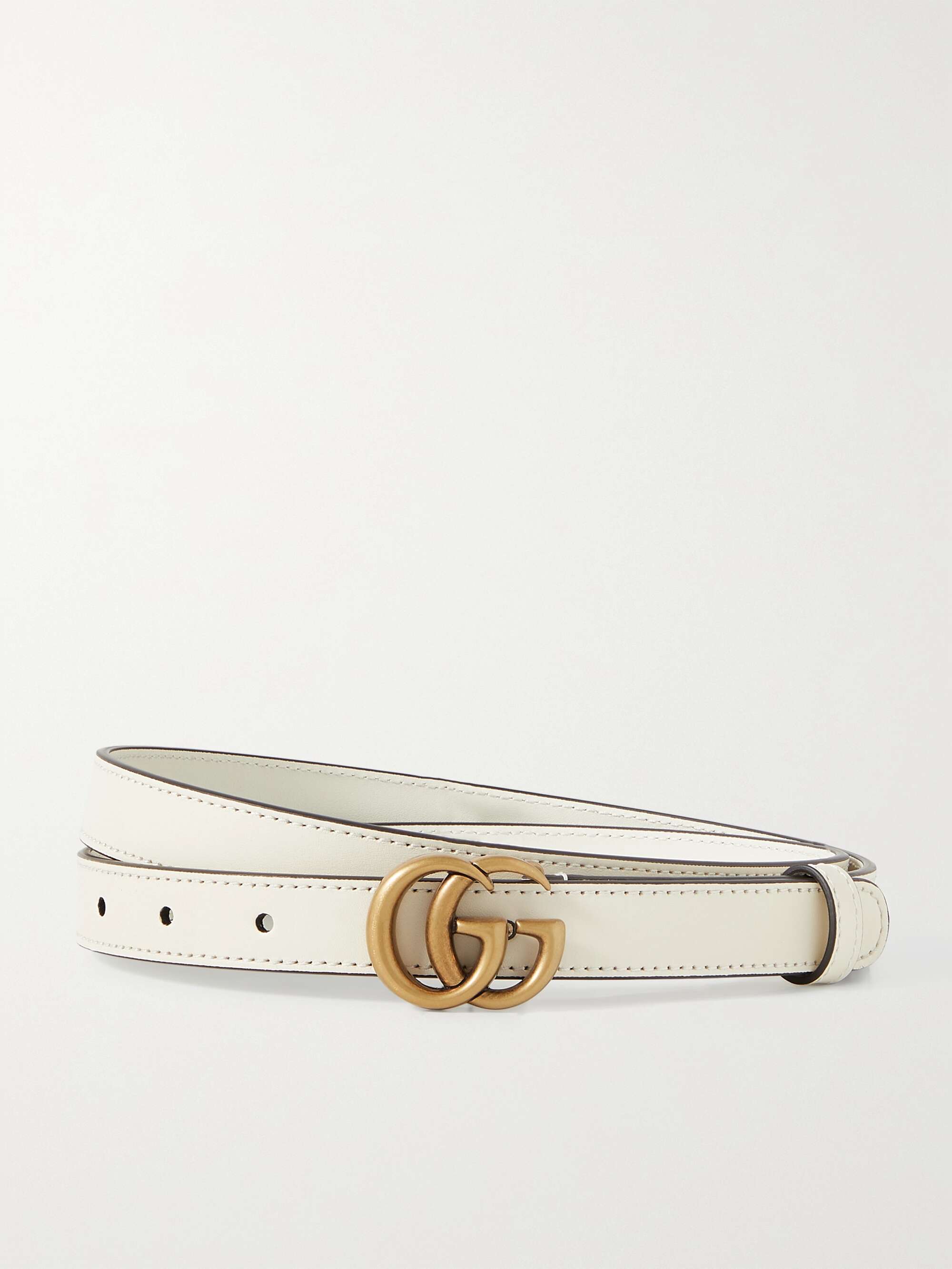 GUCCI GG Marmont leather belt NET-A-PORTER