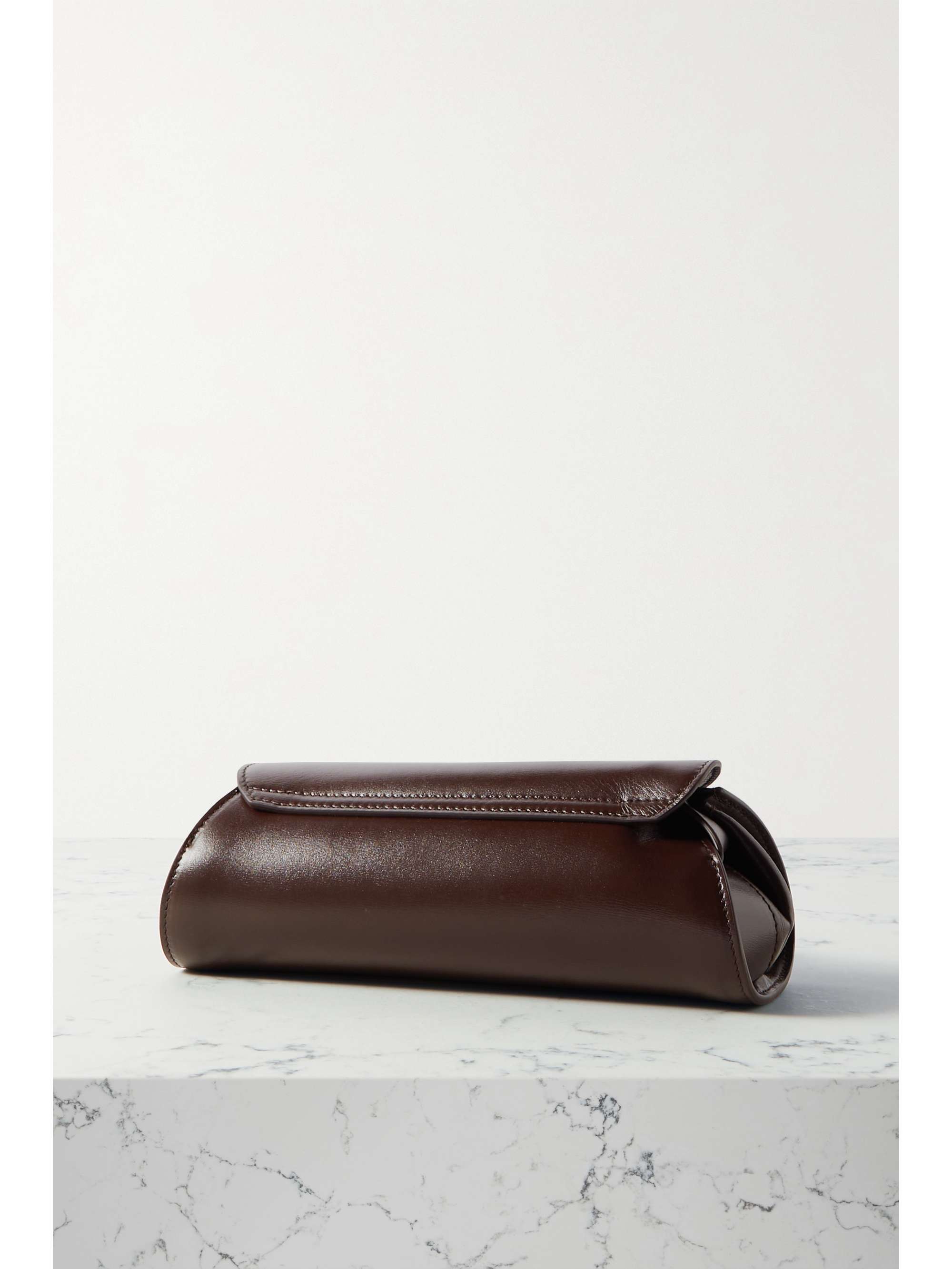 JIL SANDER Cannolo mini leather shoulder bag