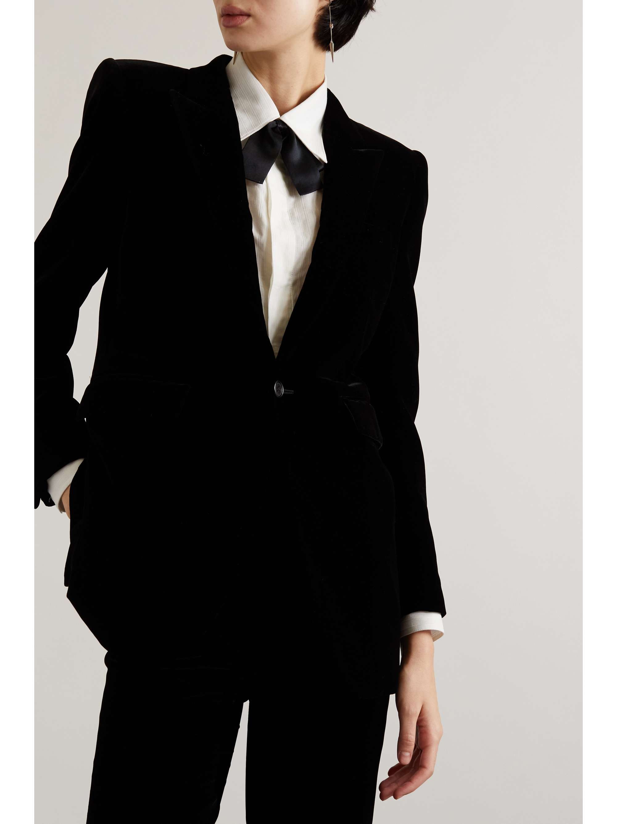 SAINT LAURENT Velvet blazer