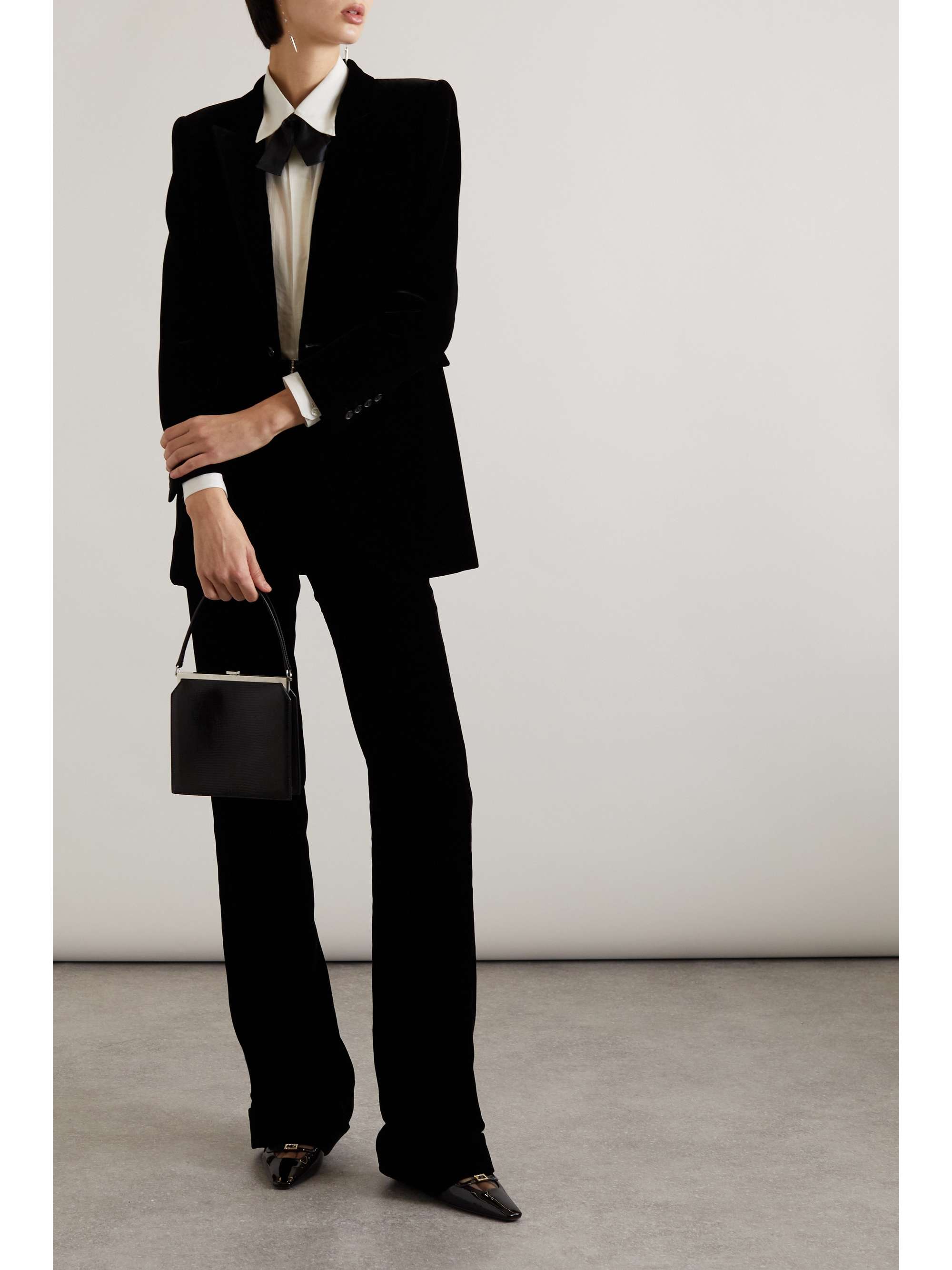 SAINT LAURENT Velvet blazer