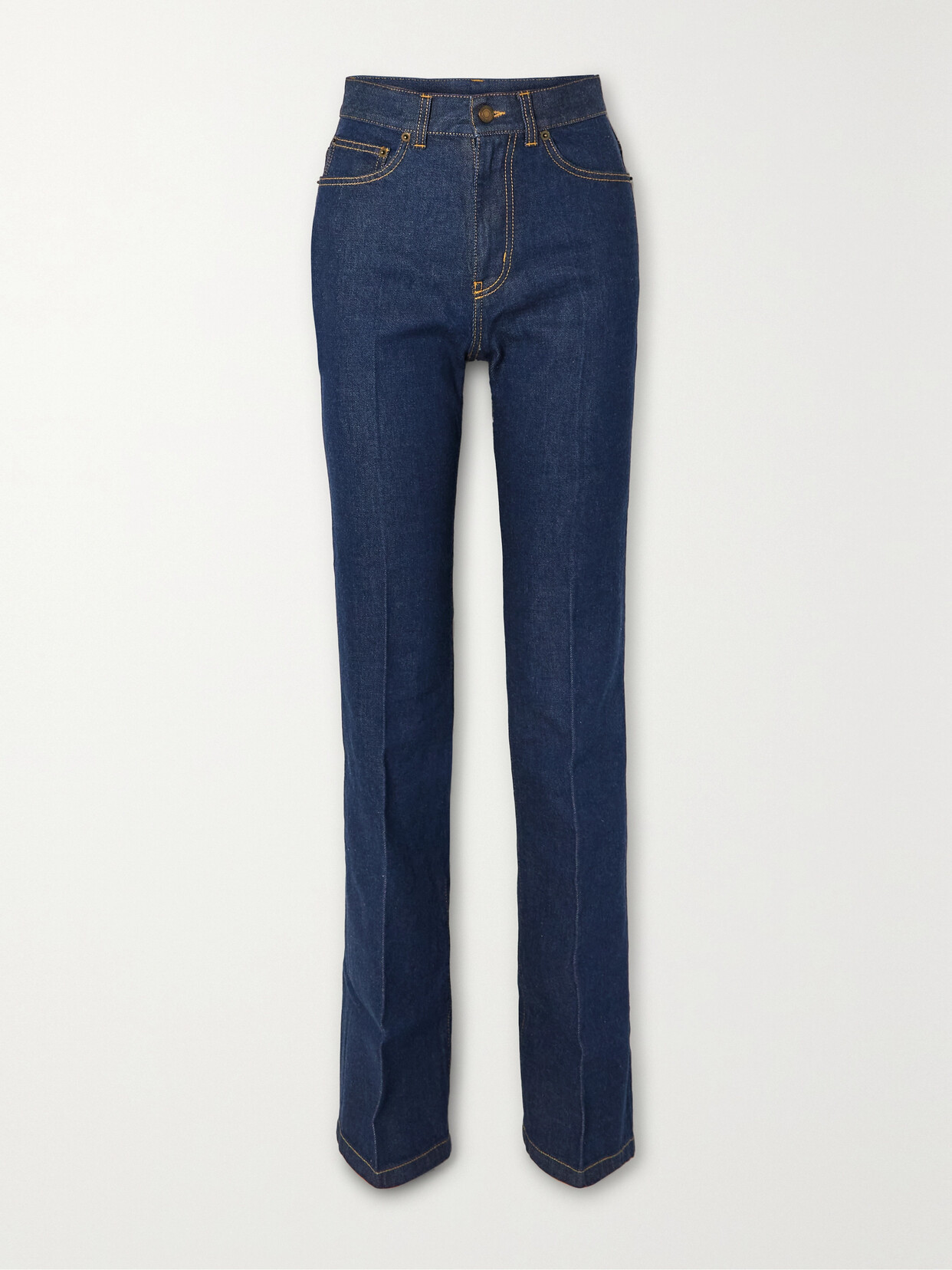 SAINT LAURENT High-rise Flared Jeans - Blue