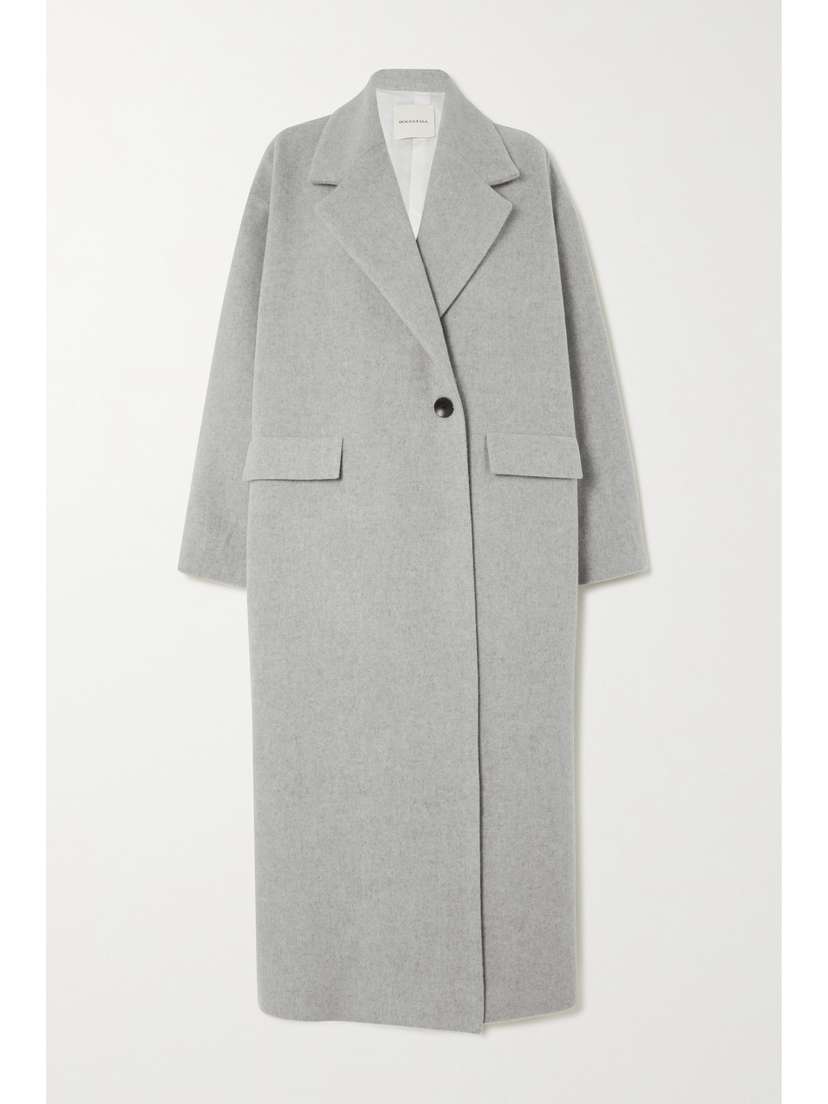 Bouguessa Osa Brushed Wool-blend Coat - x large