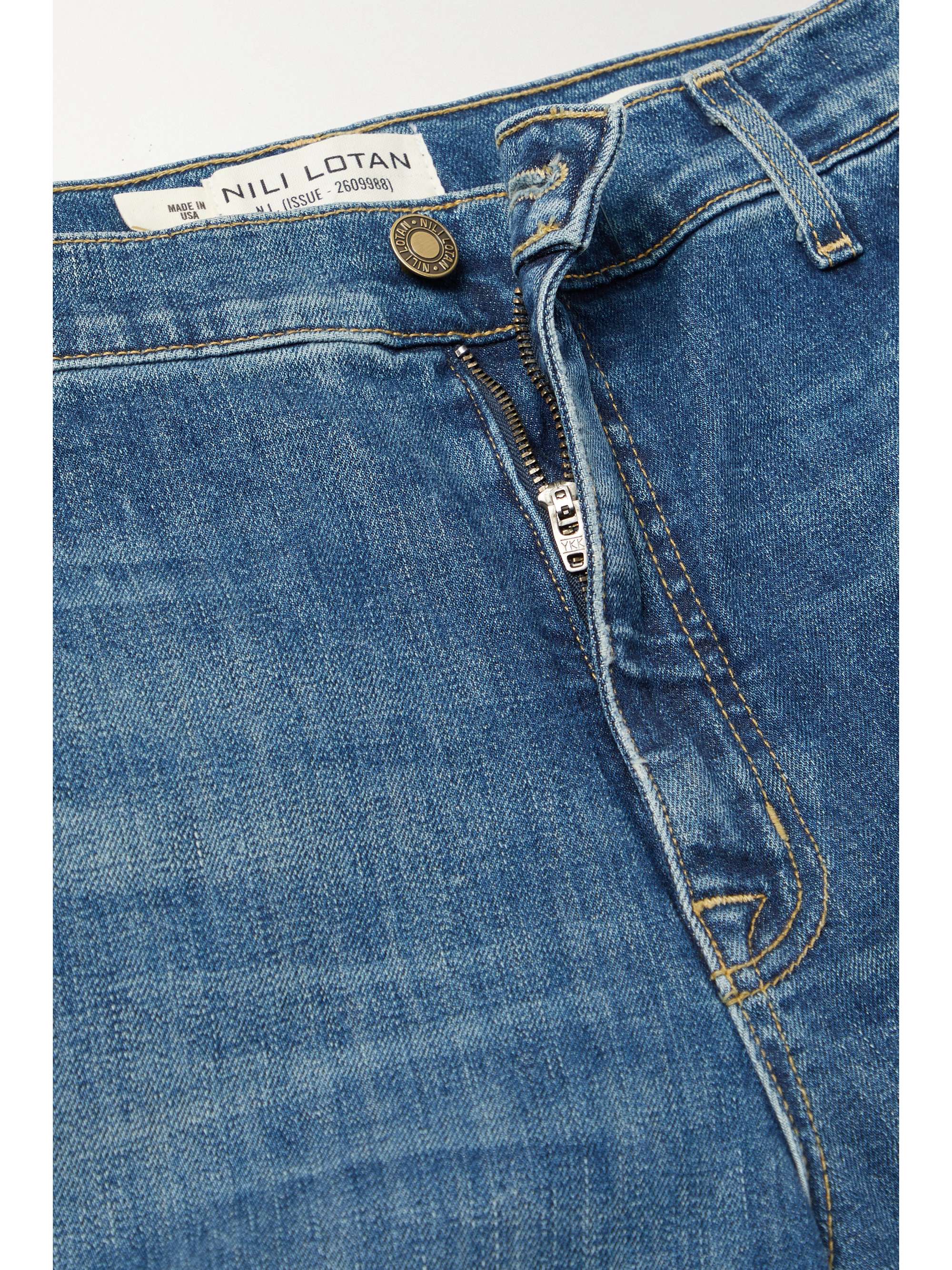 NILI LOTAN Anna high-rise straight-leg jeans