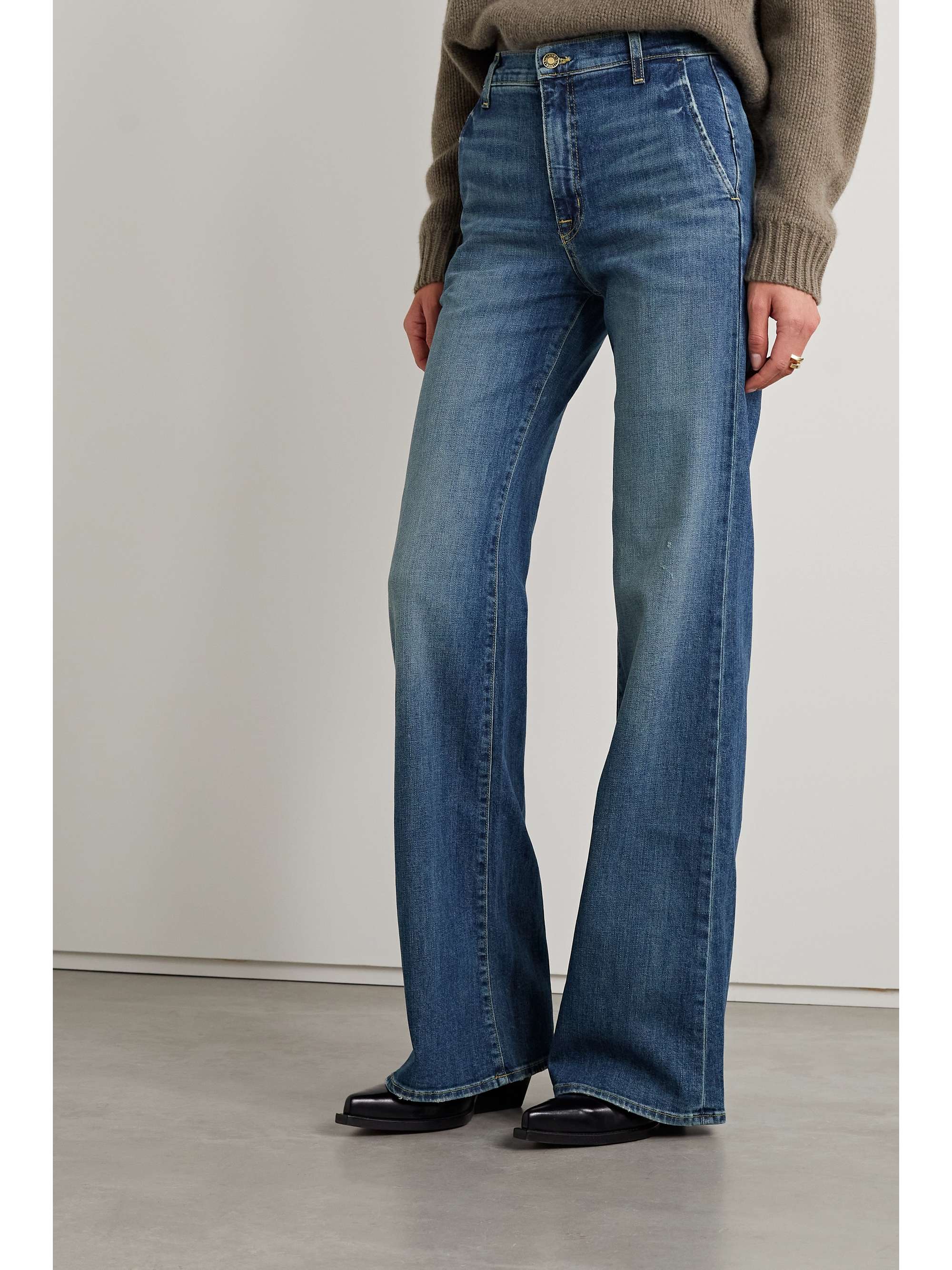 NILI LOTAN Anna high-rise straight-leg jeans