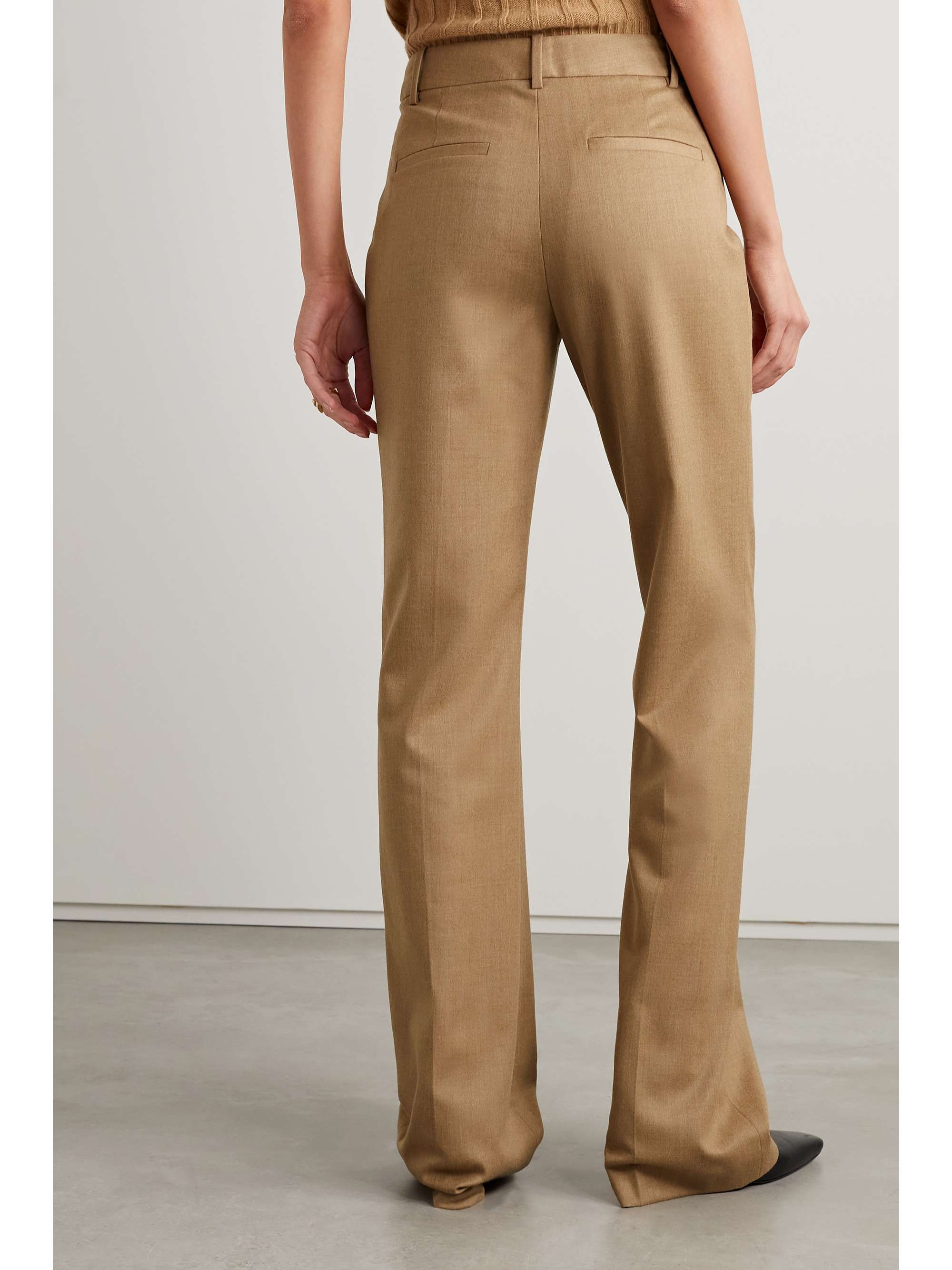 NILI LOTAN Corette wool-blend twill straight-leg pants
